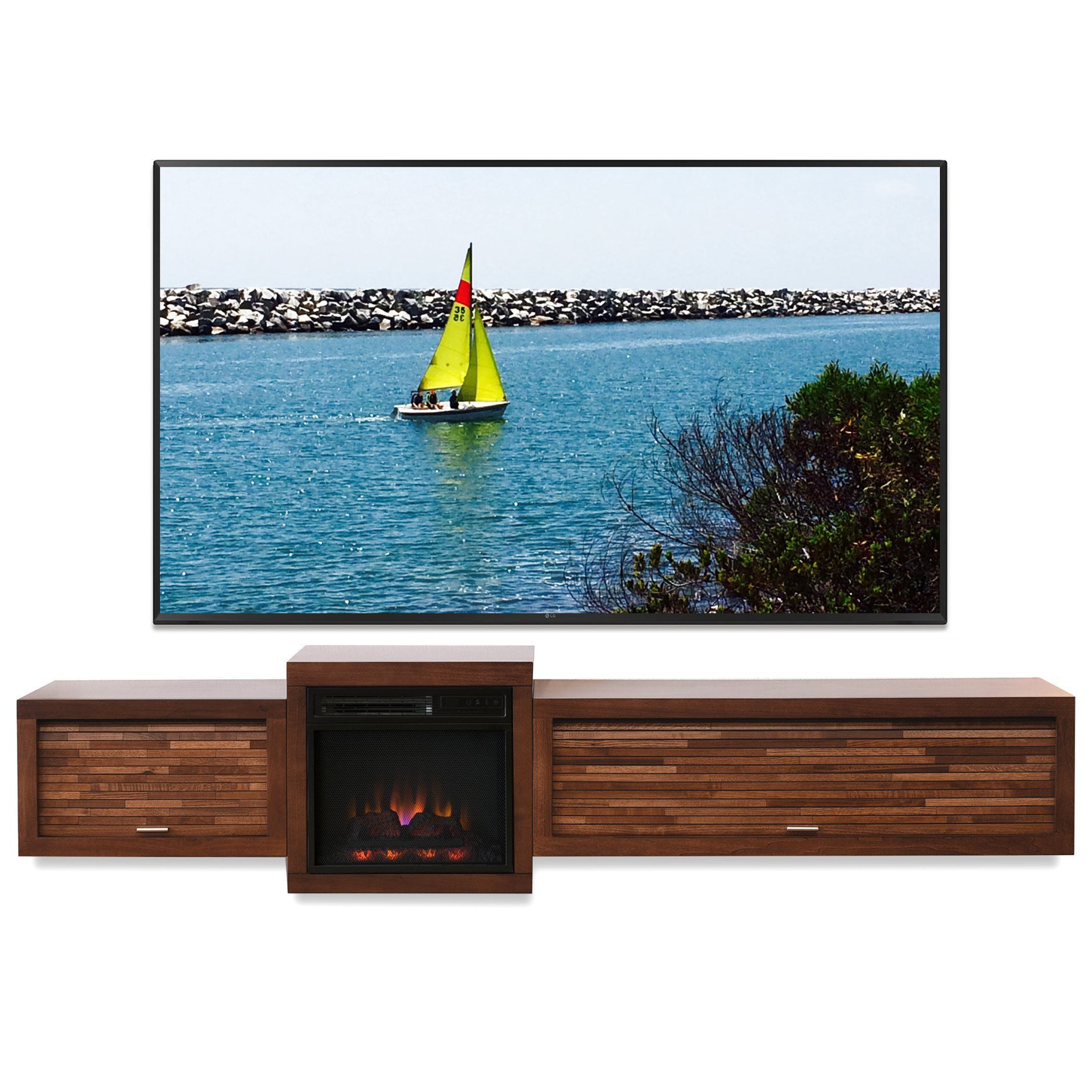 Fireplace TV Stands & Floating Wall Mount Consoles
