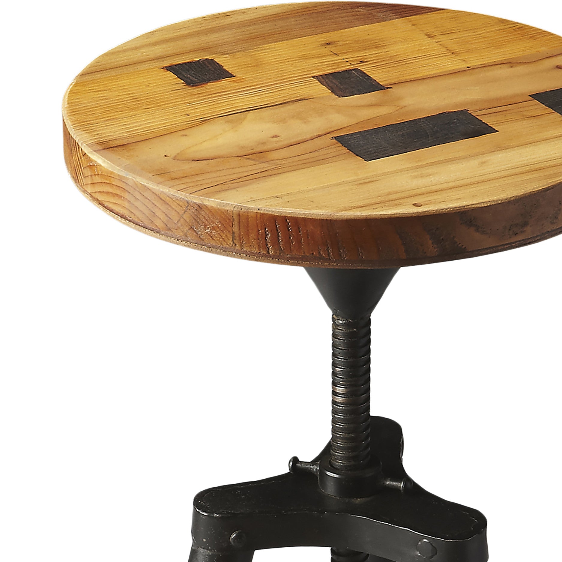 Industrial Modern Steel and Wood Farmhouse Barstool