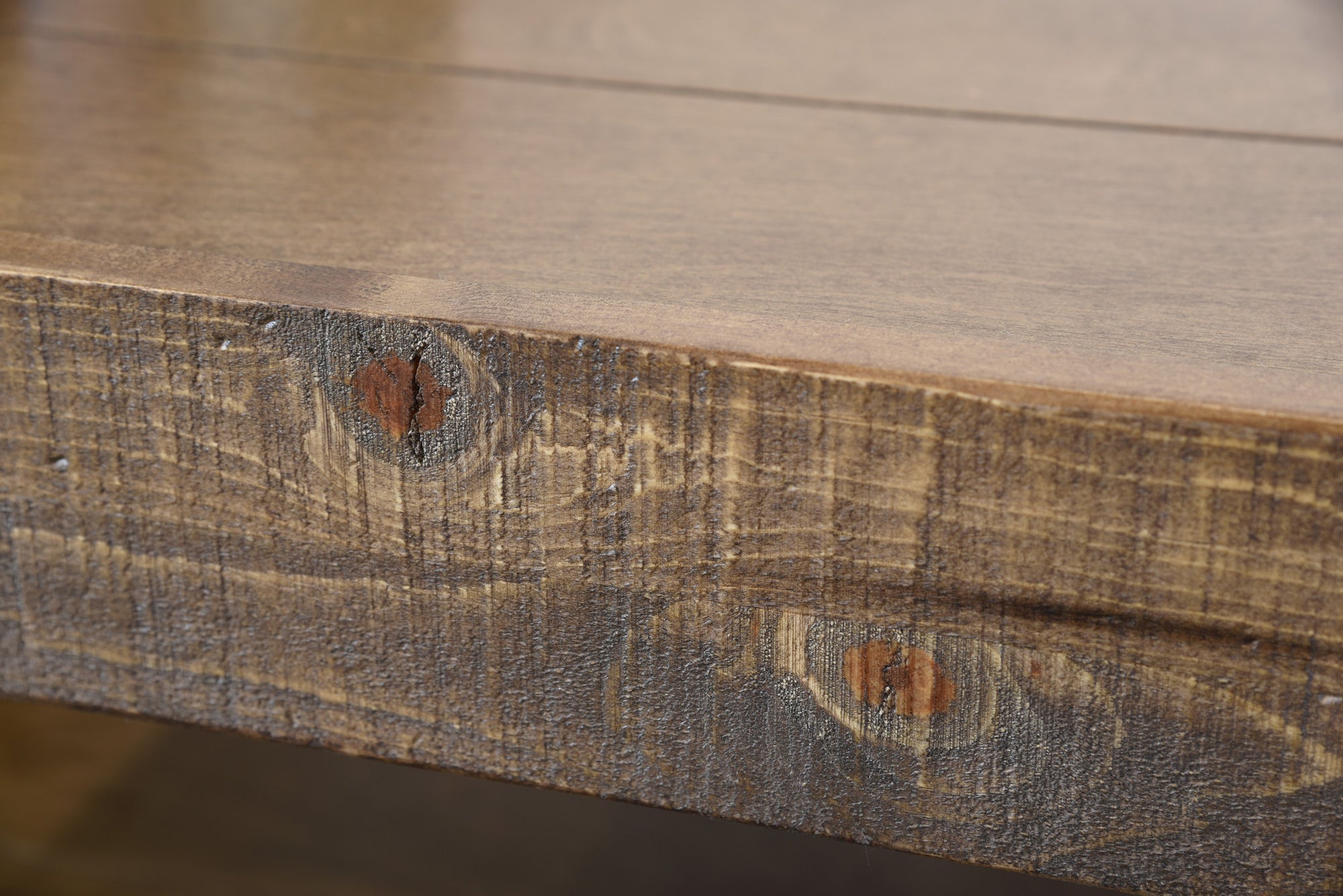 Handcrafted Rustic Wood End Side Table Nightstand - presEARTH - Spice