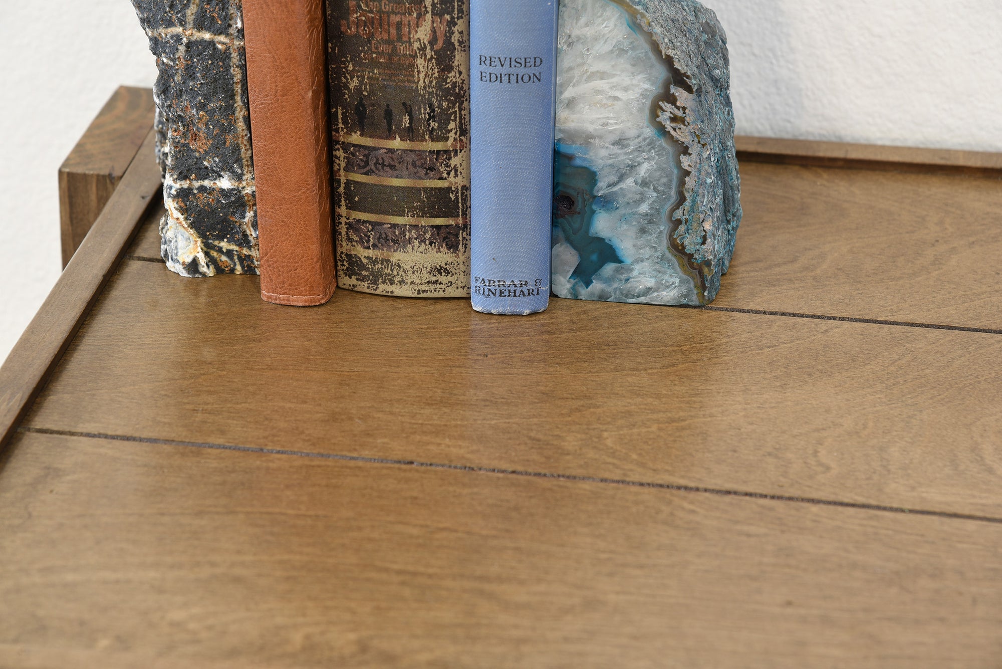 Handcrafted Rustic Wood End Side Table Nightstand - presEARTH - Spice