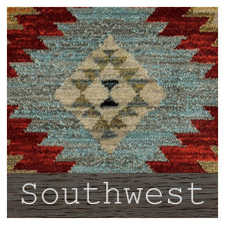 Southwestern Area Rugs - Woodwaves