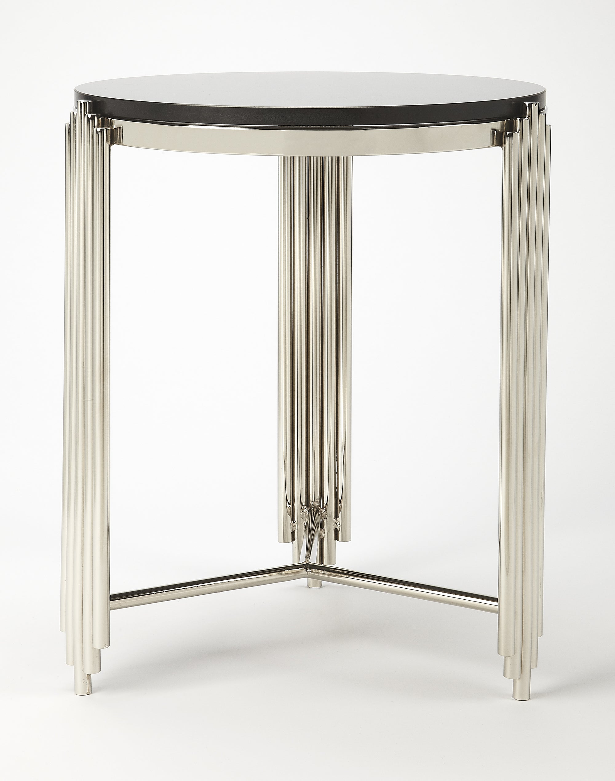 Round Black Modern & Contemporary End Table