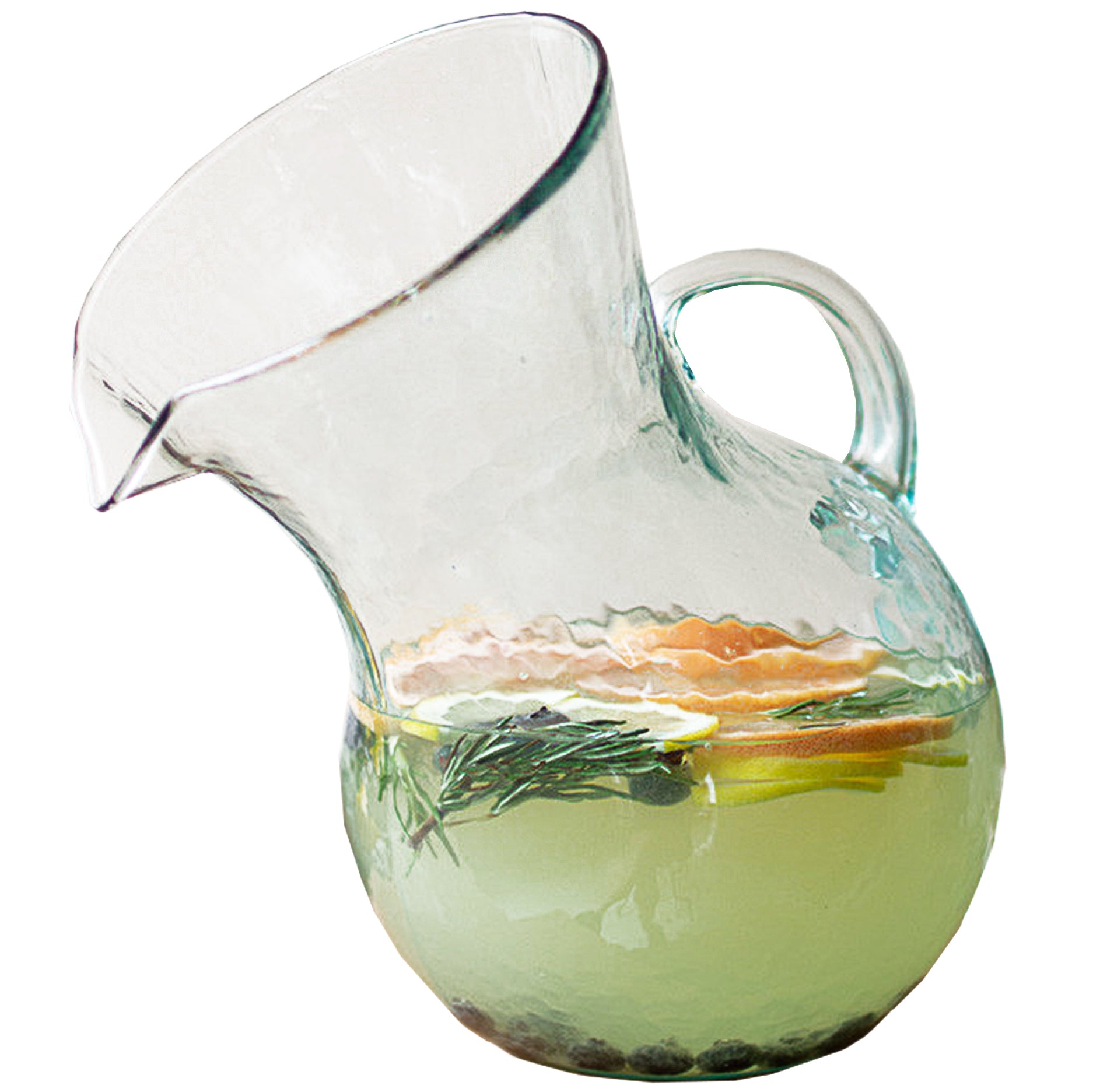 Blown Glass Small Tilted Pitcher