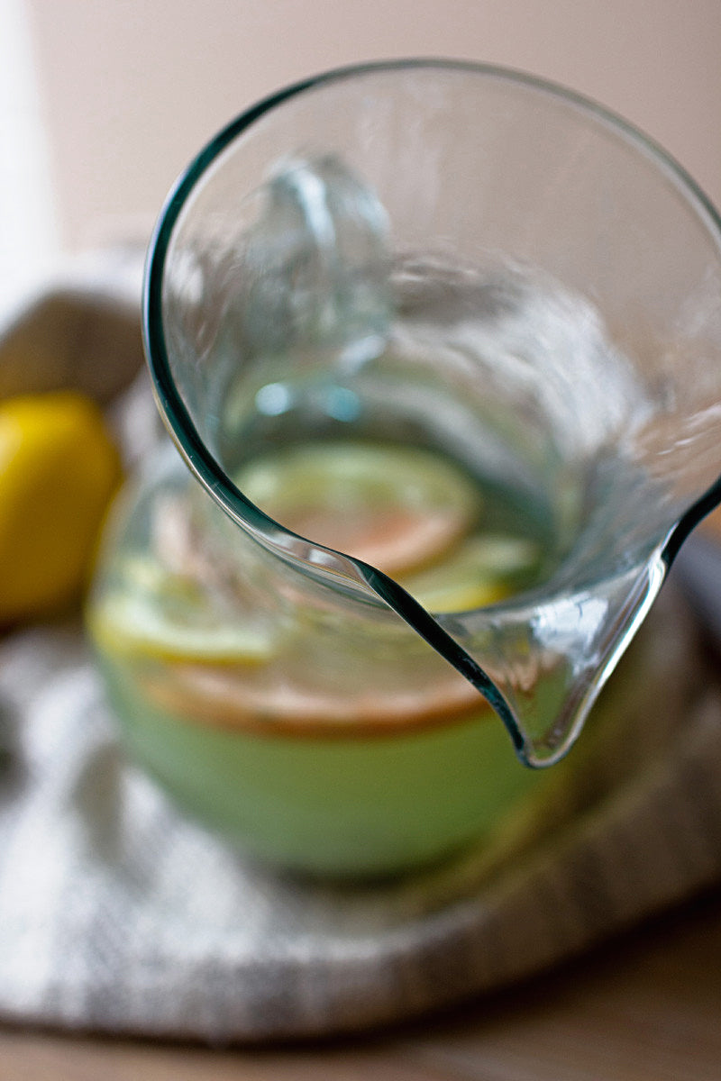 Blown Glass Small Tilted Pitcher