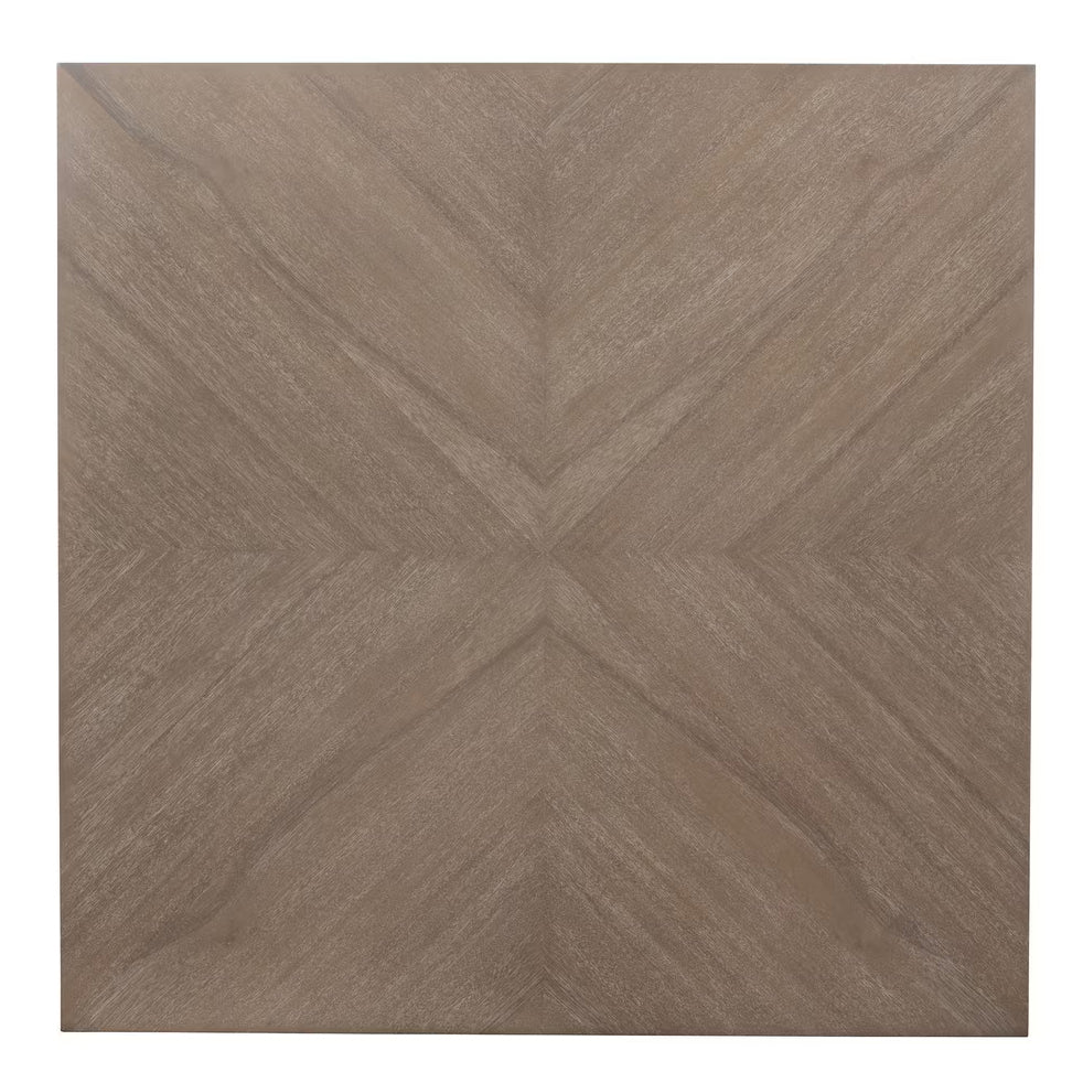 Contemporary Modern Scalloped Island Manor Coffee Table - Driftwood