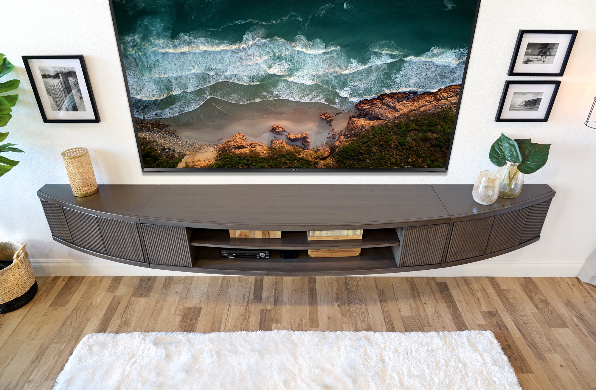Entertainment center gray hotsell