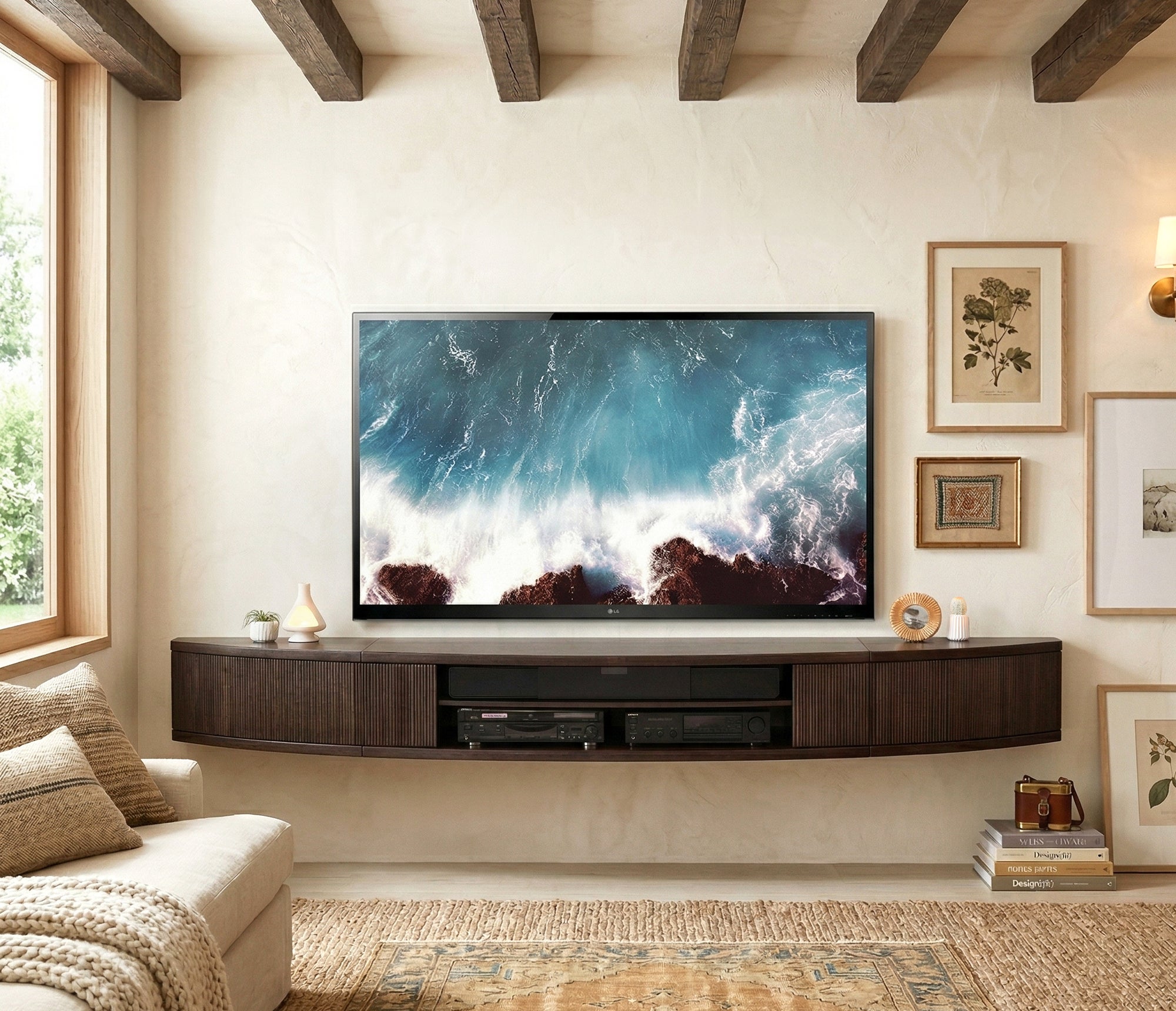 Arc Floating TV Stand