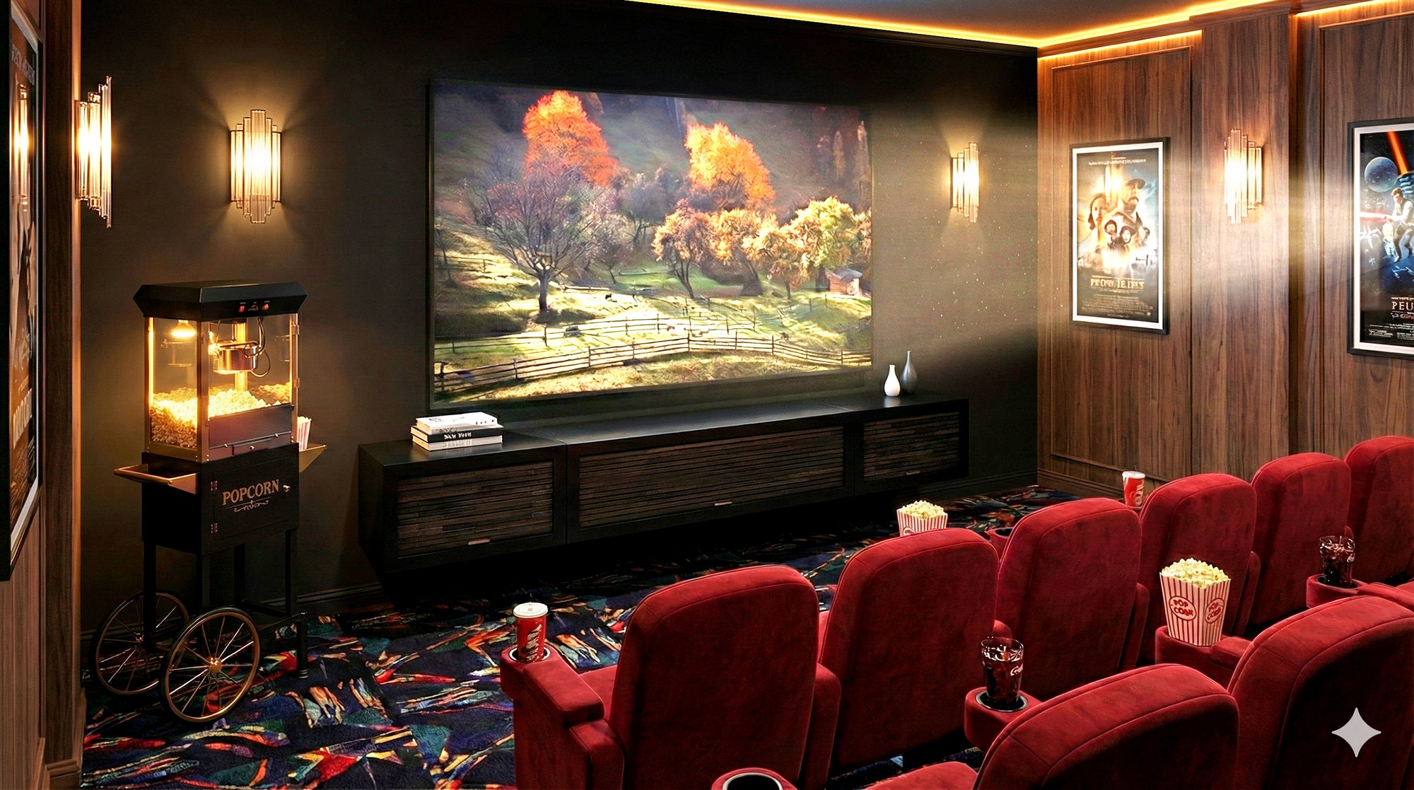 Black Floating TV Stand Modern Wall Mount Floating Entertainment Center - ECO GEO