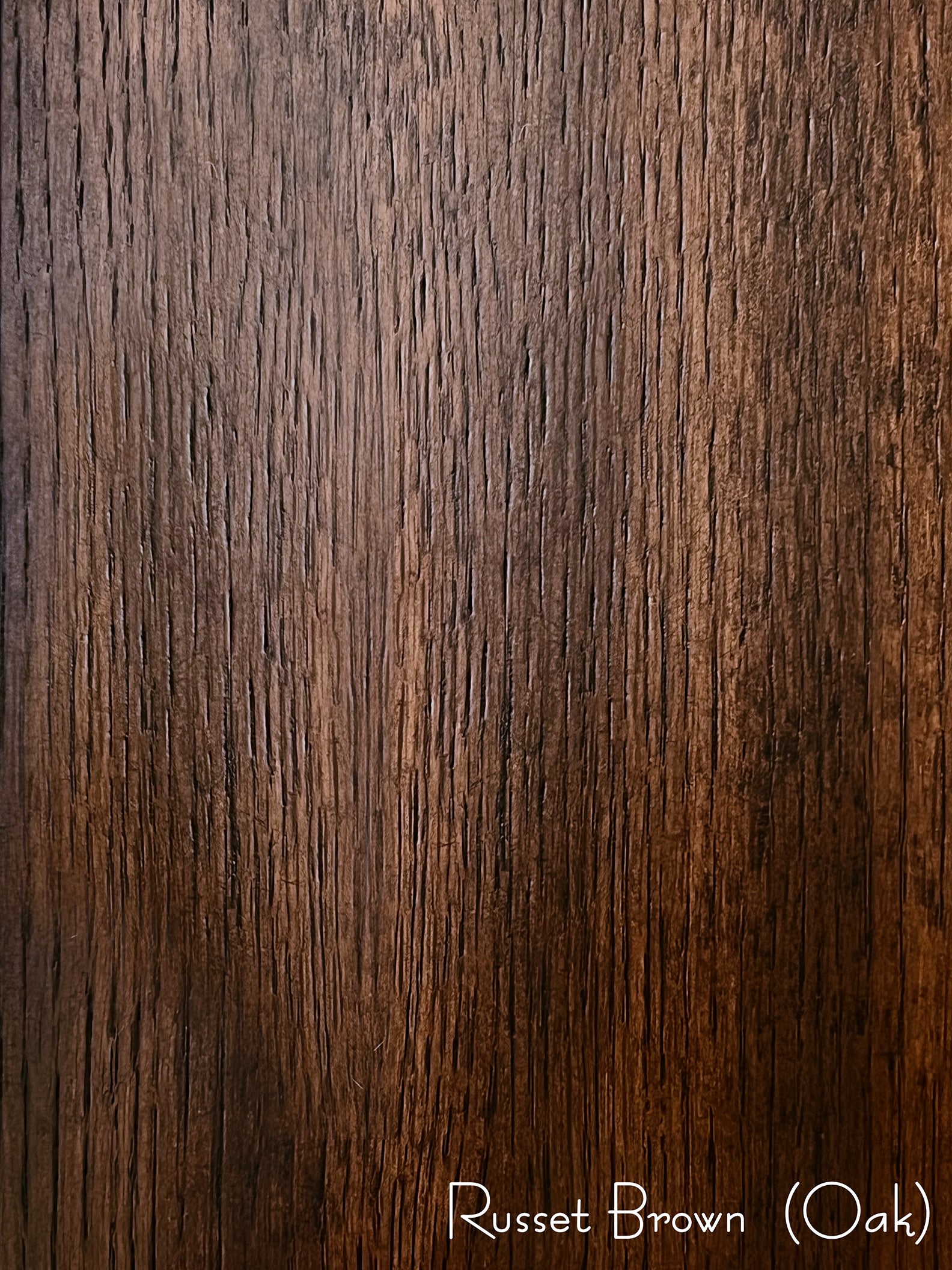 Floating TV Stand Dark Oak Arched Wall Mount Entertainment Center For Up To 100" Screens - Santa Barbara - Russet Brown