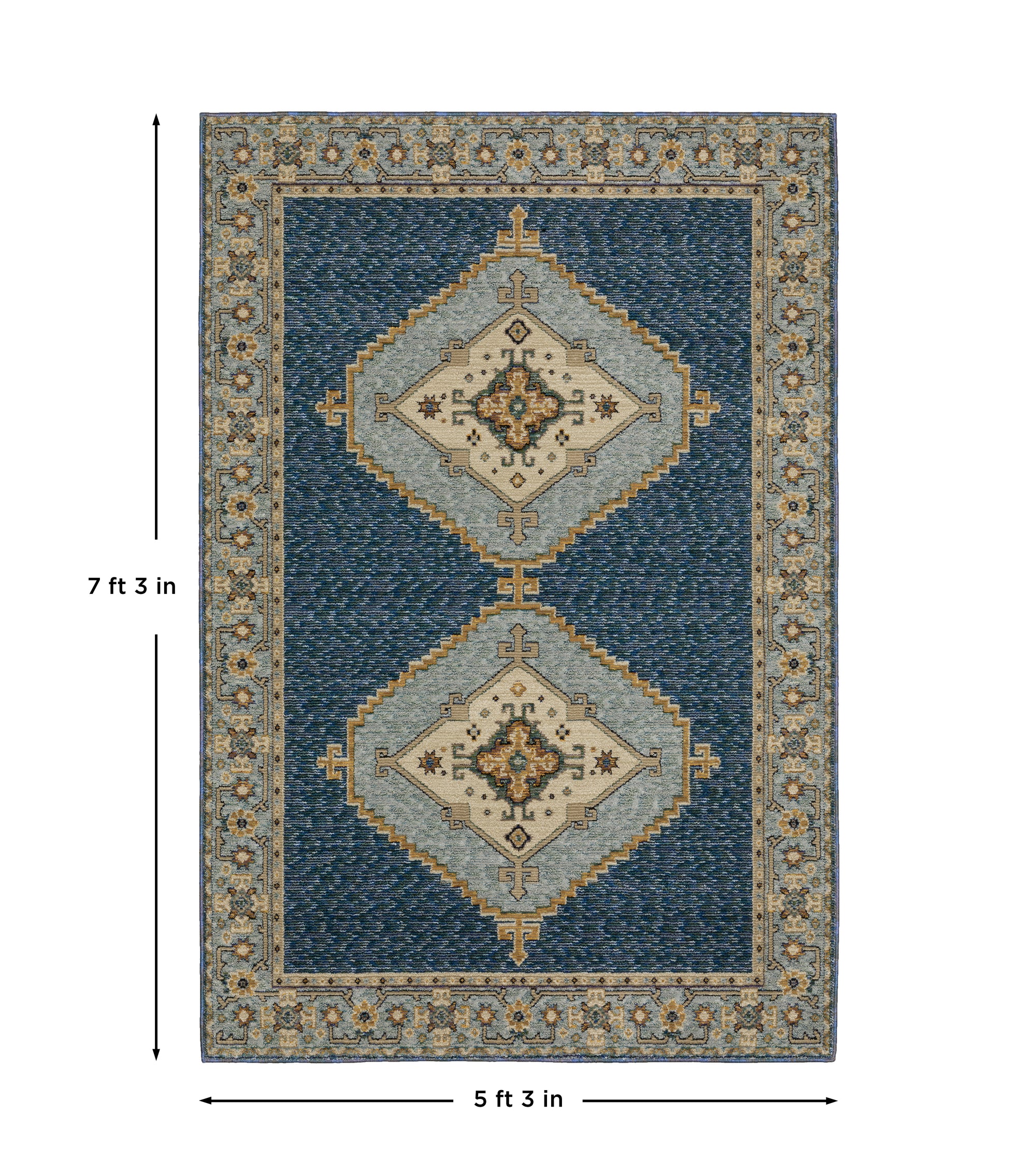 Blue Gold Beige Ivory Grey Teal Rust Black Green Purple Bohemian Traditional  Area Rug