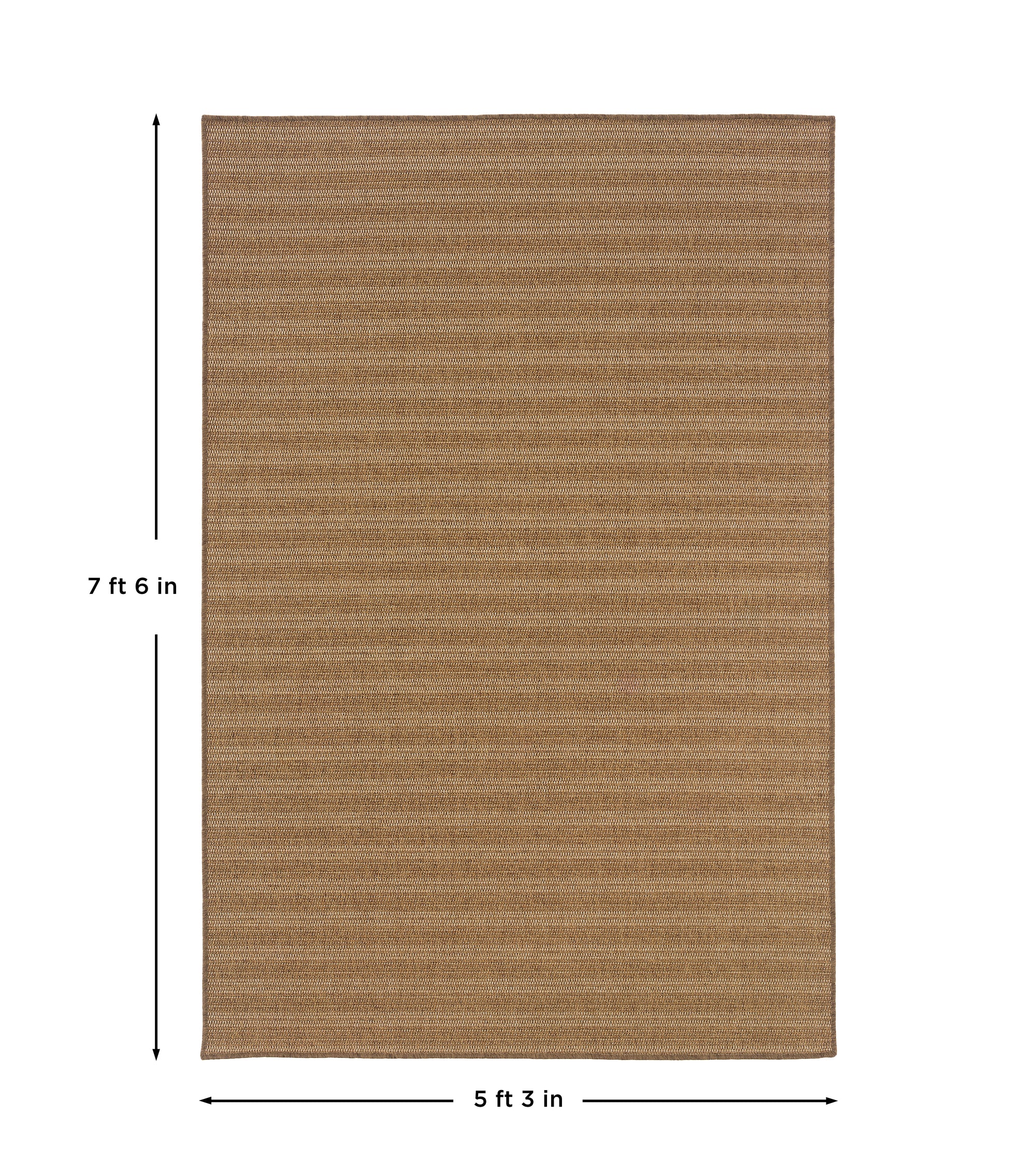 Tan Casual Rustic Farmhouse Area Rug