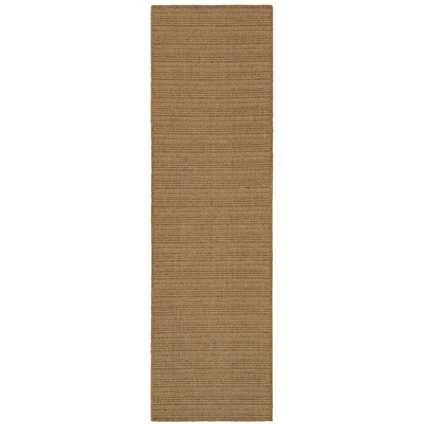 Tan Casual Rustic Farmhouse Area Rug - Woodwaves