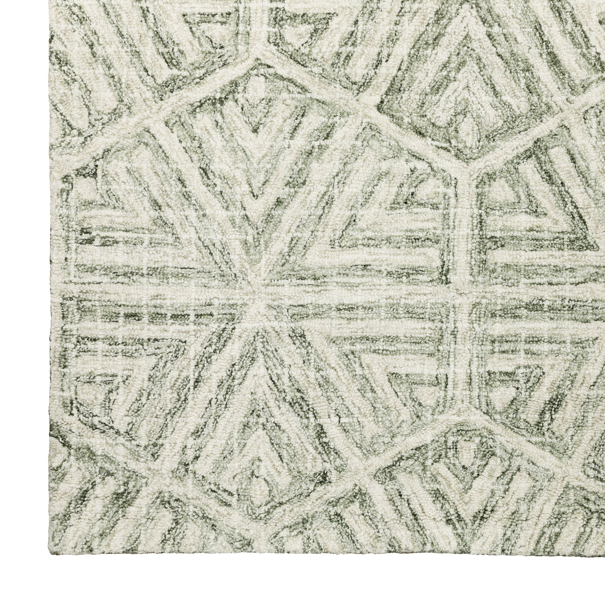 Grey Ivory Transitional Global  Area Rug