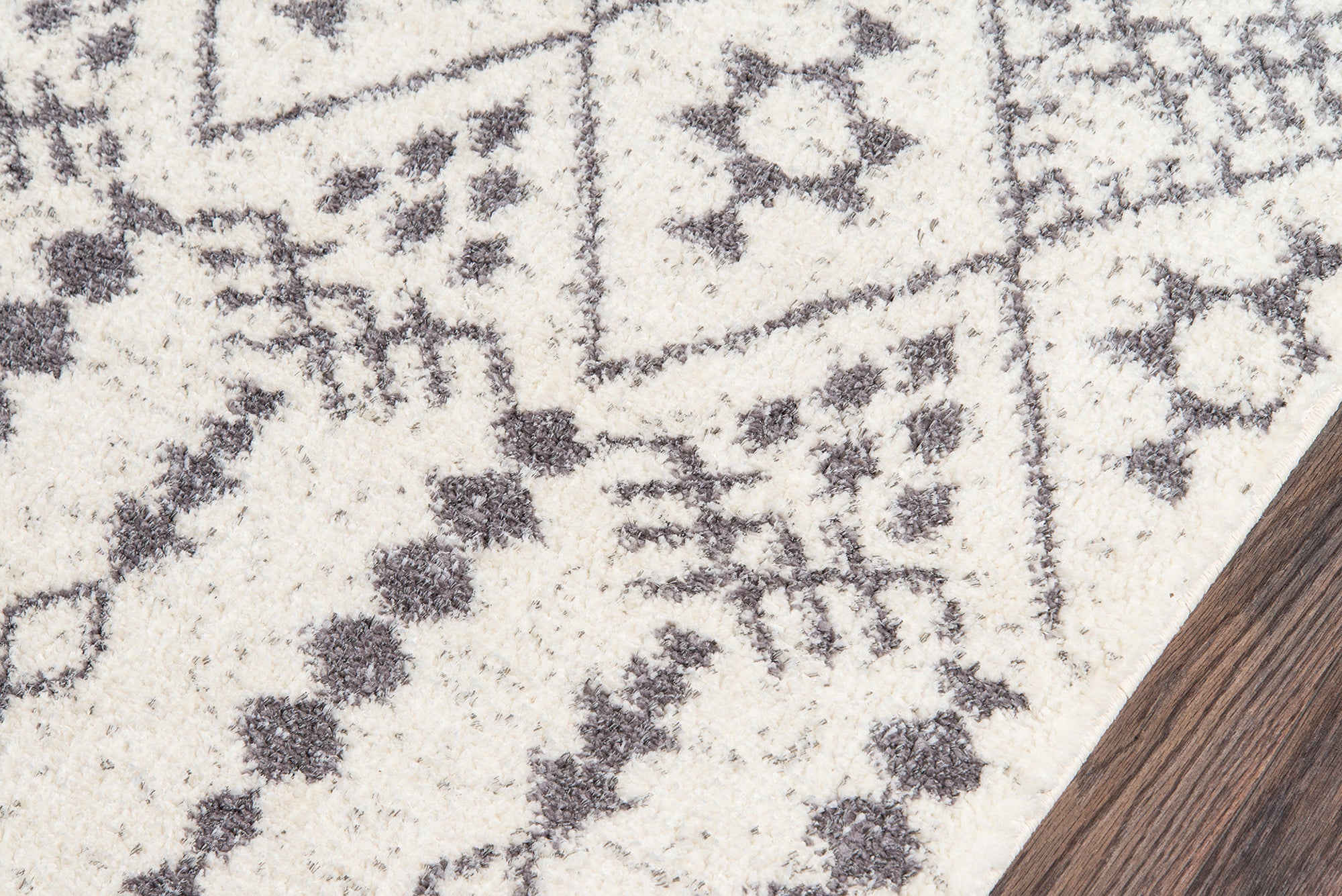 Moroccan Bohemian Ivory Area Rug