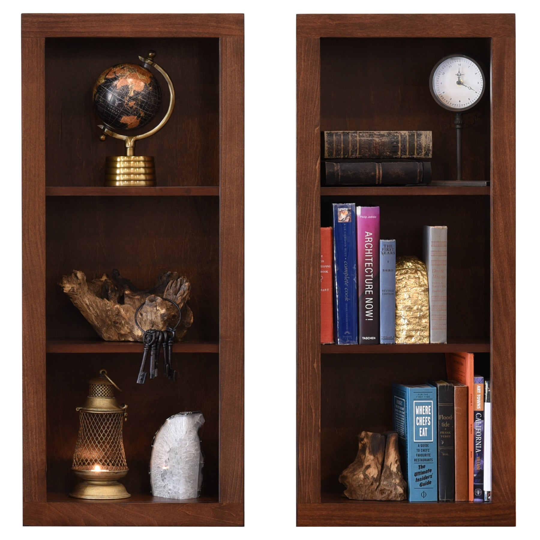 ECO GEO Bookcases - Mocha - Set of 2