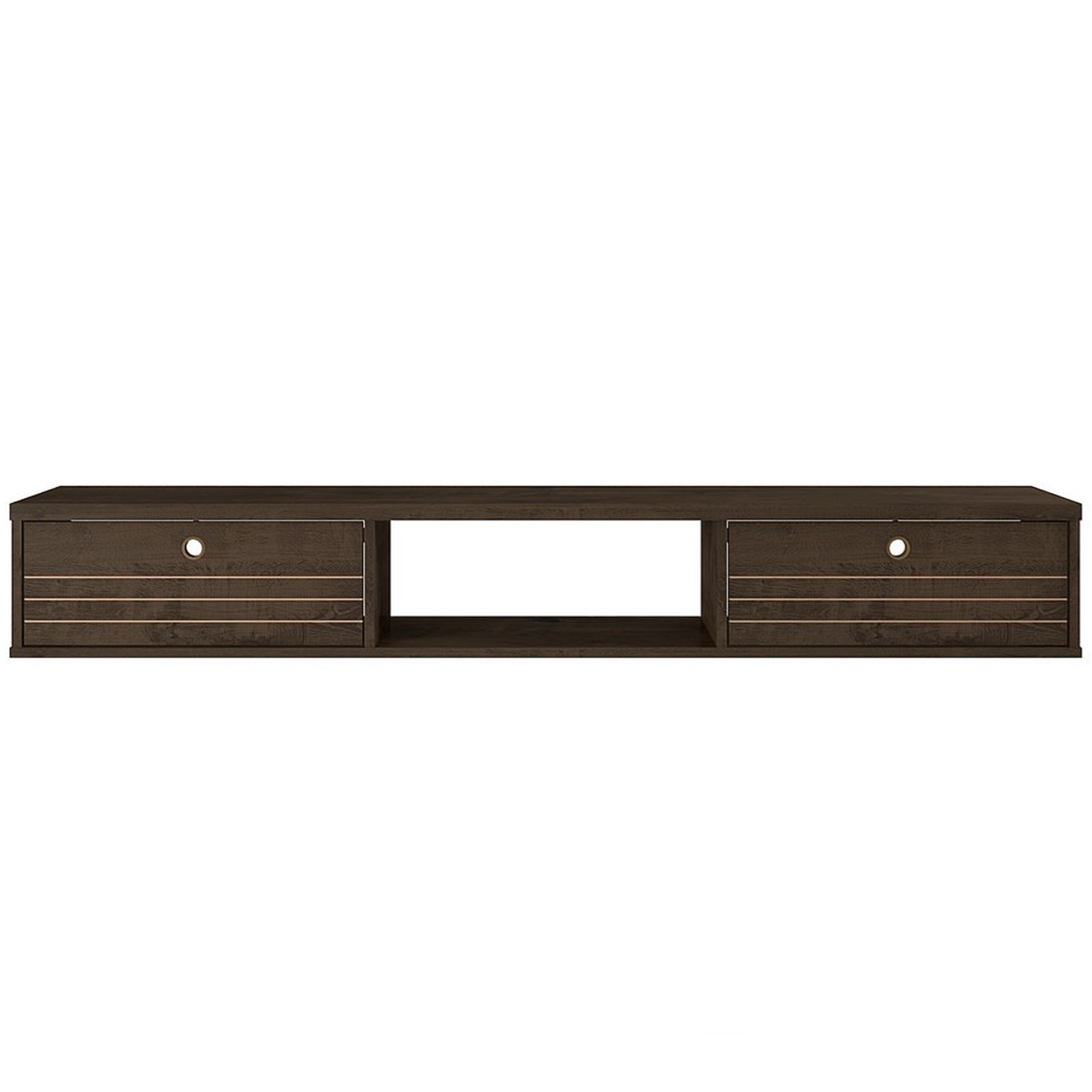 Floating TV Stand - Ellis - Stylish Savings - Brown