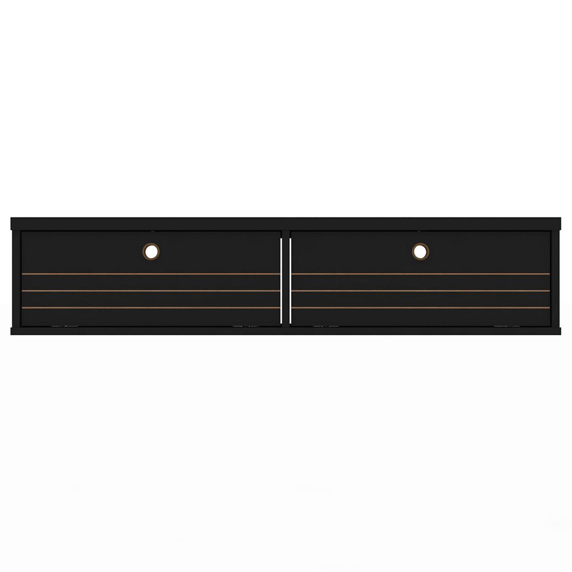 Floating TV Stand Wall Mount Console - Ellis - Stylish Savings - Black