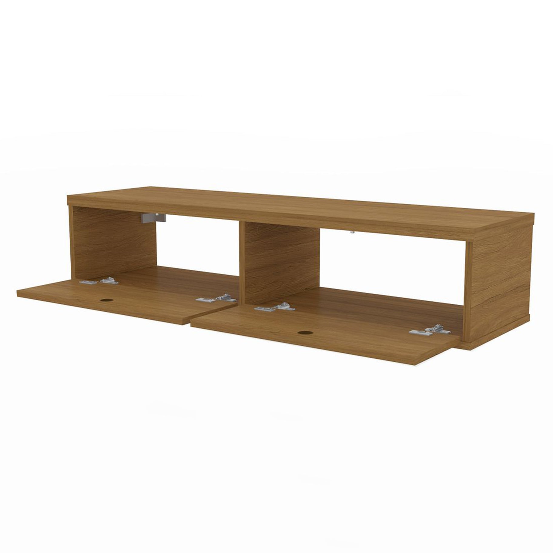 Floating TV Stand Wall Mount Console - Ellis - Stylish Savings - Cinnamon