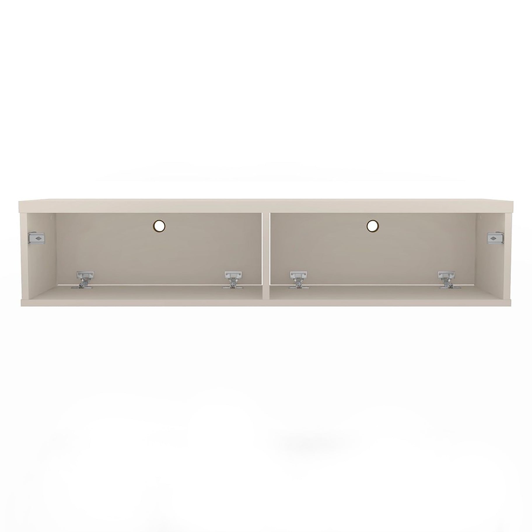 Floating TV Stand Wall Mount Console - Ellis - Stylish Savings - Off White