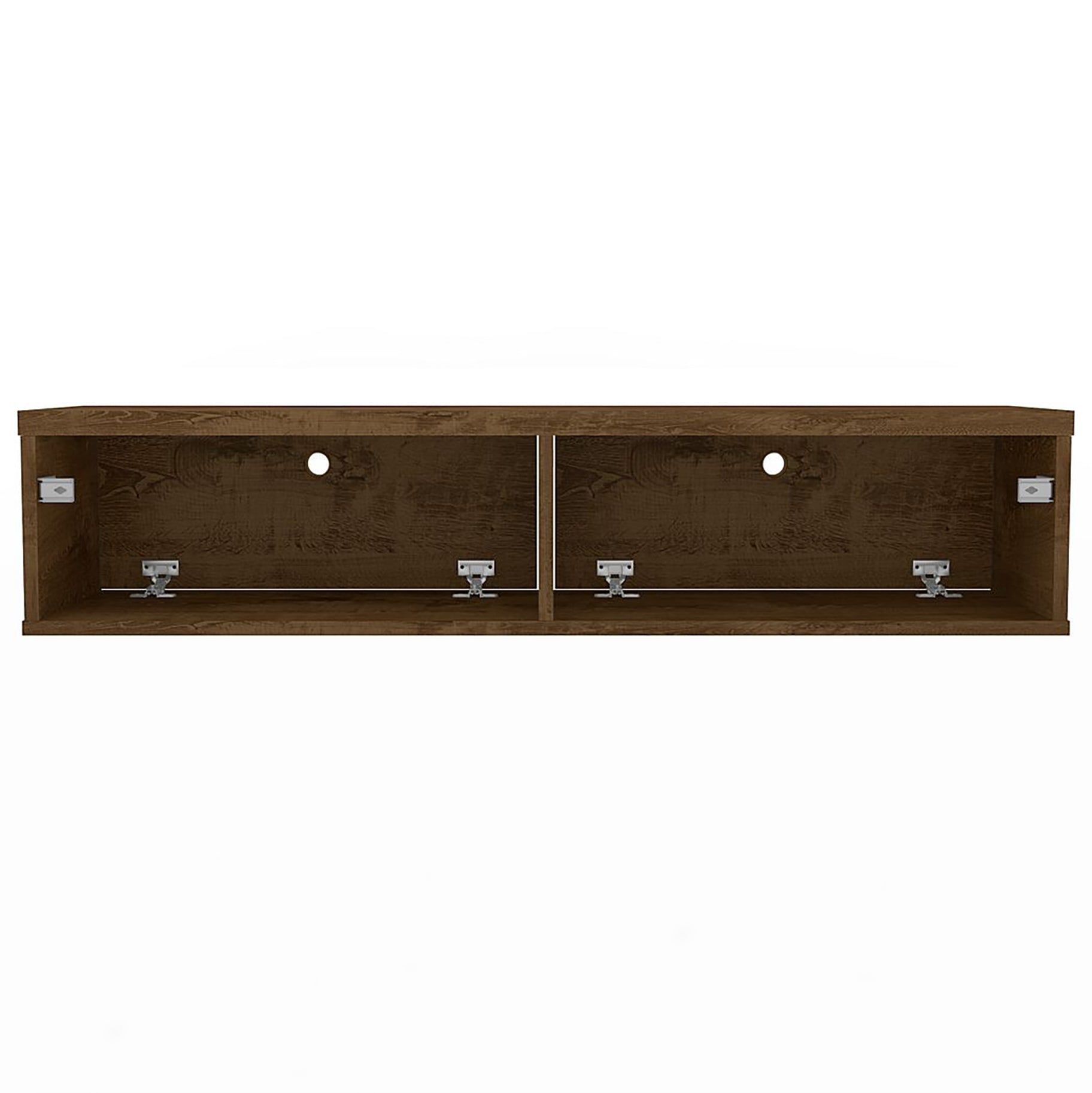 Floating TV Stand Wall Mount Console - Ellis - Stylish Savings - Brown