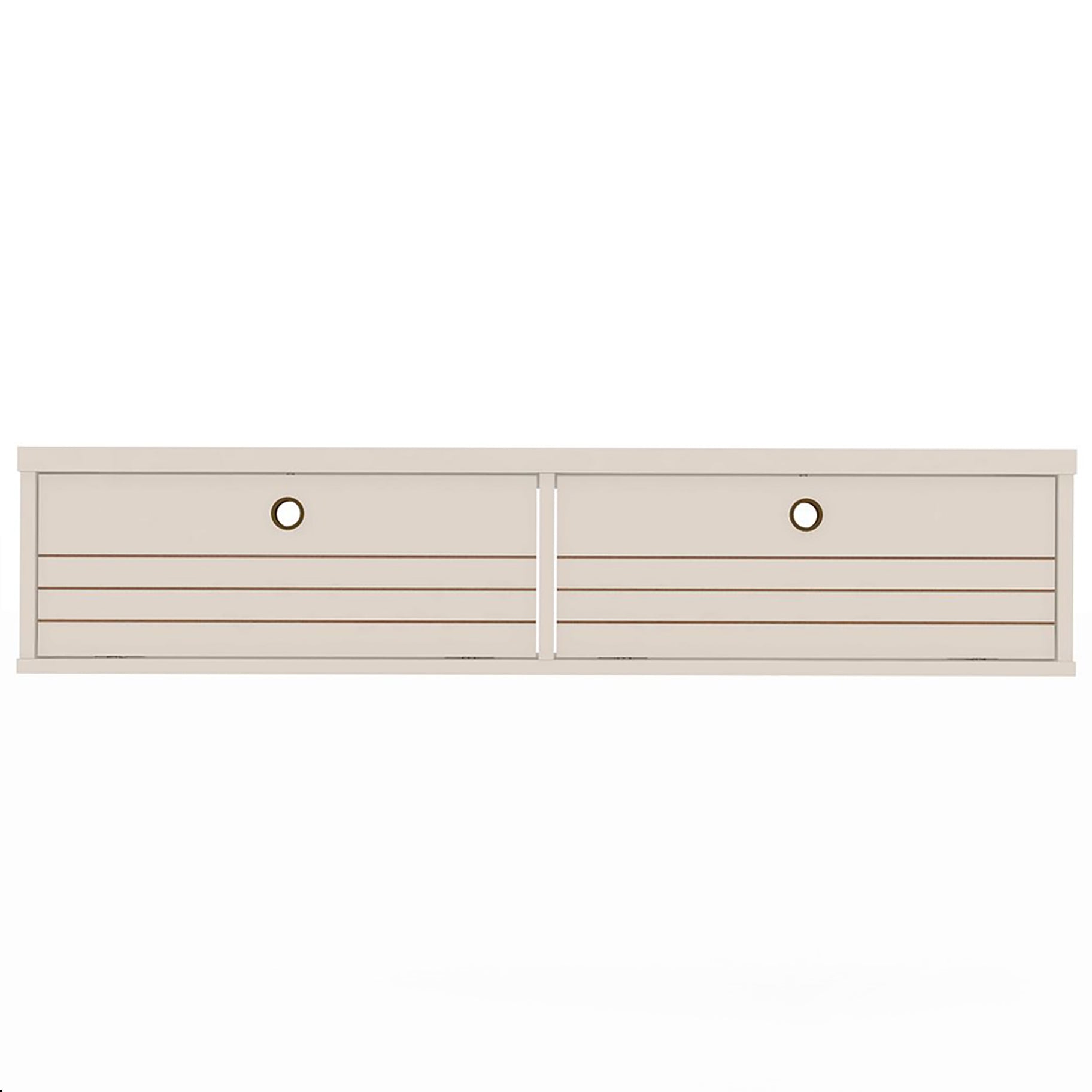 Floating TV Stand Wall Mount Console - Ellis - Stylish Savings - Off White