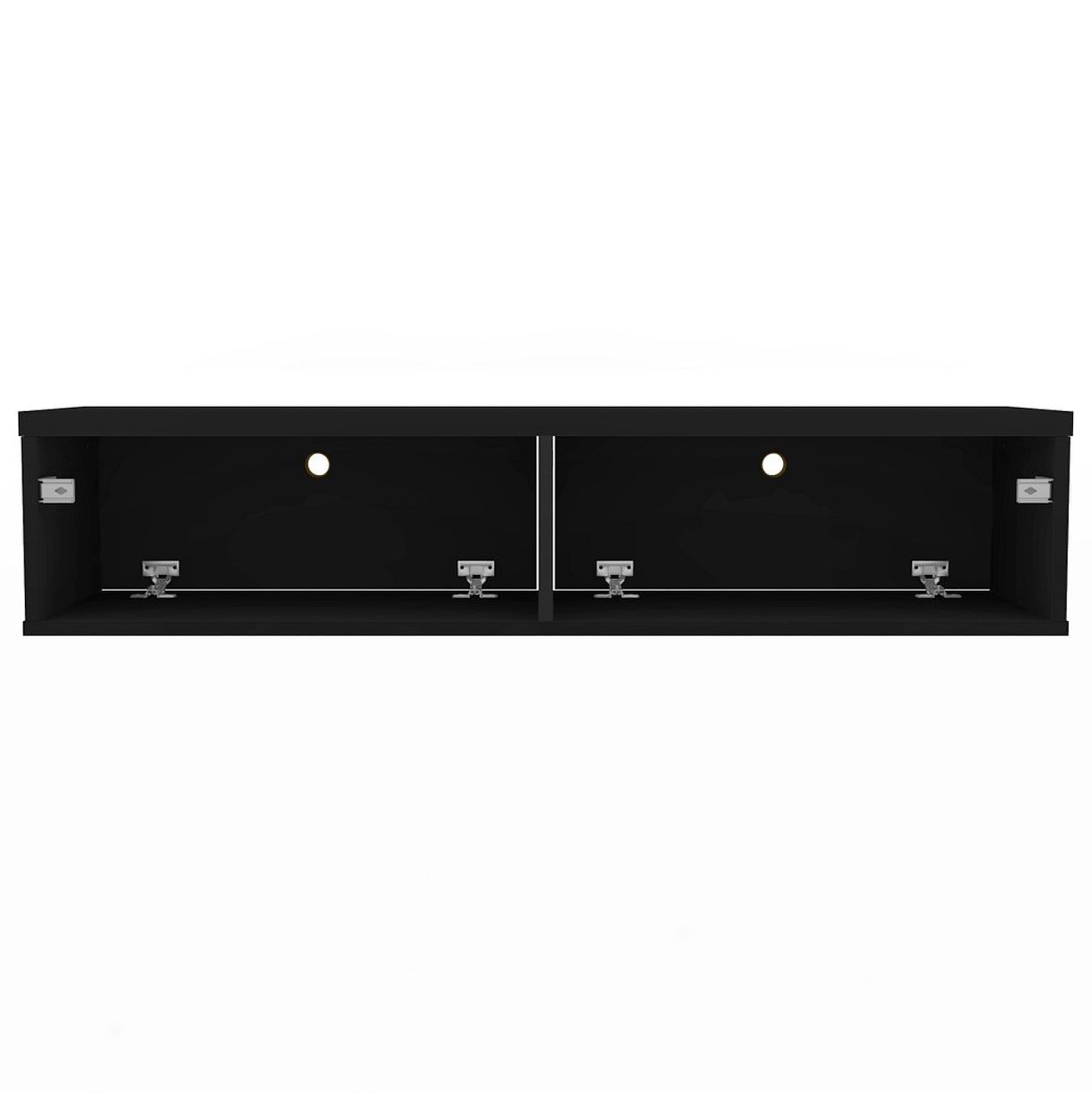 Floating TV Stand Wall Mount Console - Ellis - Stylish Savings - Black