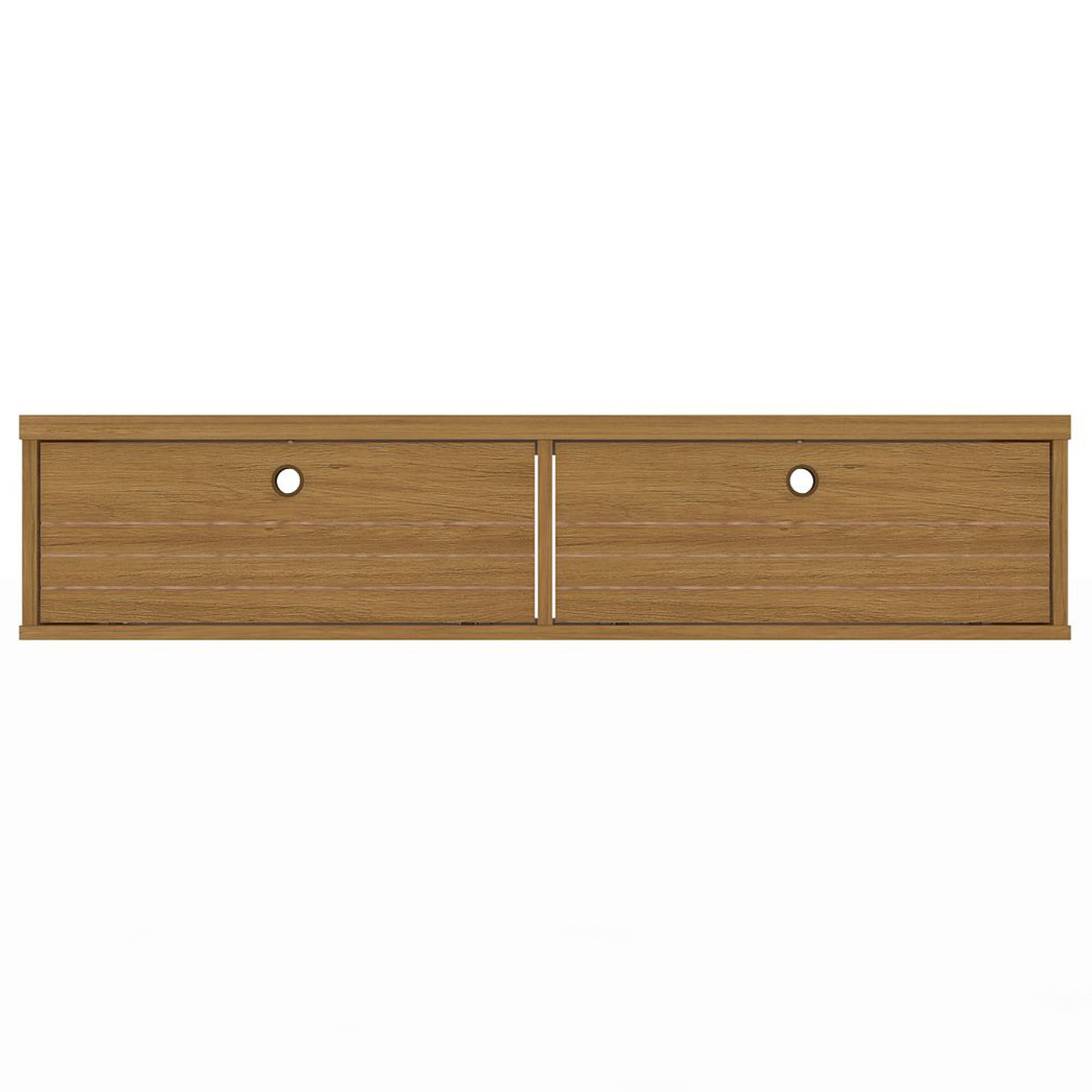 Floating TV Stand Wall Mount Console - Ellis - Stylish Savings - Cinnamon