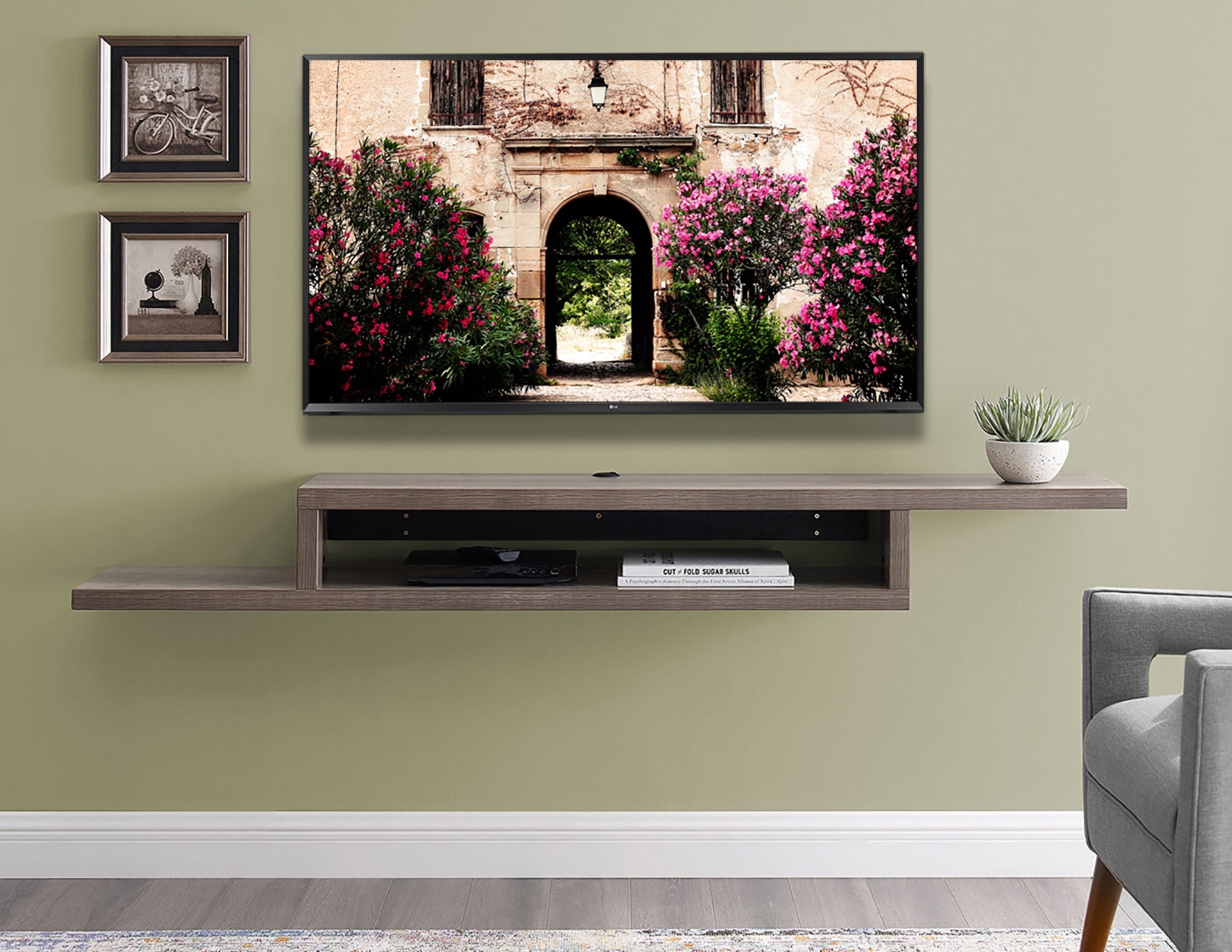 Floating 72" Wall Mount TV Stand - Coronado - Nebraska