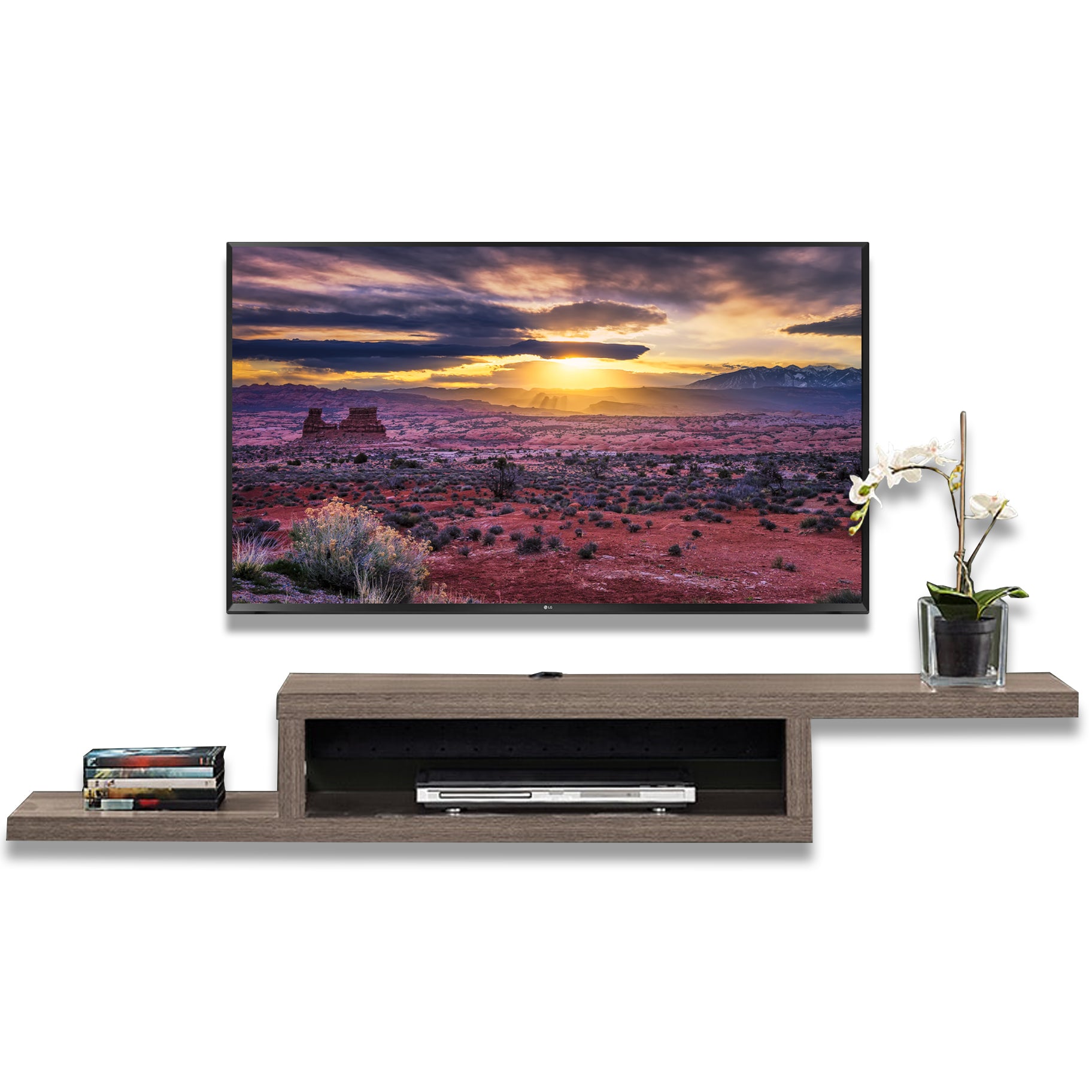 Floating 60" Wall Mount TV Stand - Coronado - Nebraska