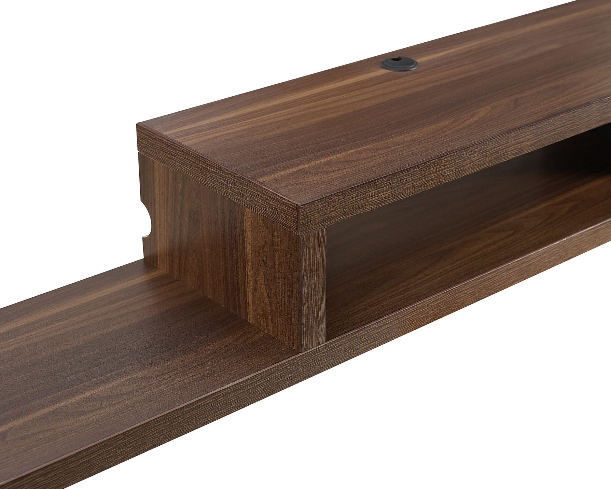 Floating 72" Wall Mount TV Stand - Coronado - Columbian Walnut