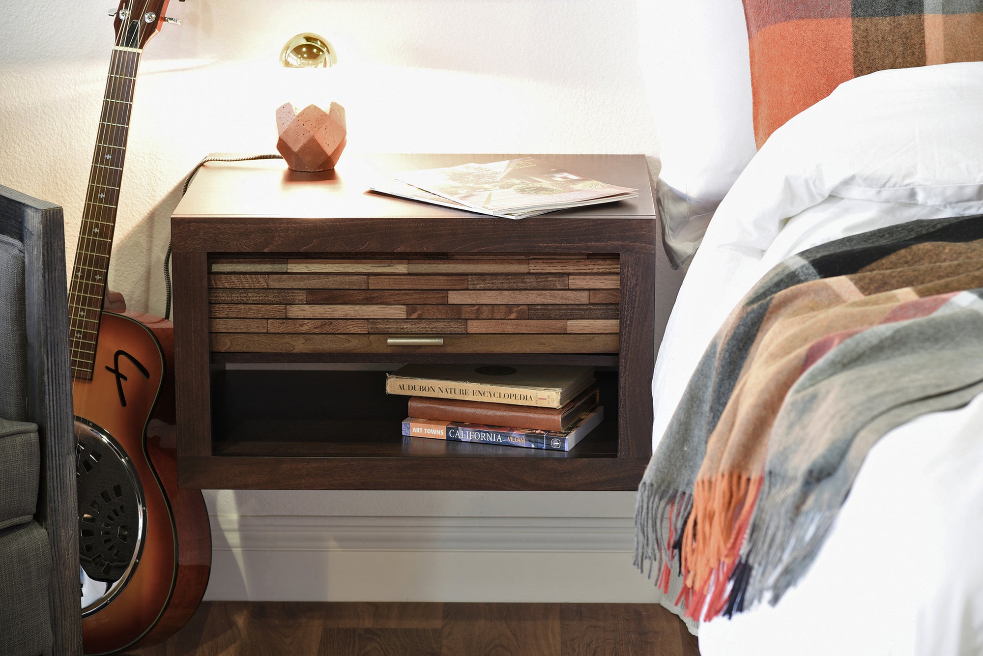 Floating Nightstand - ECO GEO Espresso