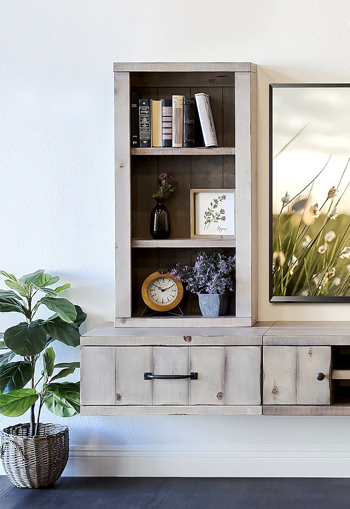 Farmhouse bookcase hot sale