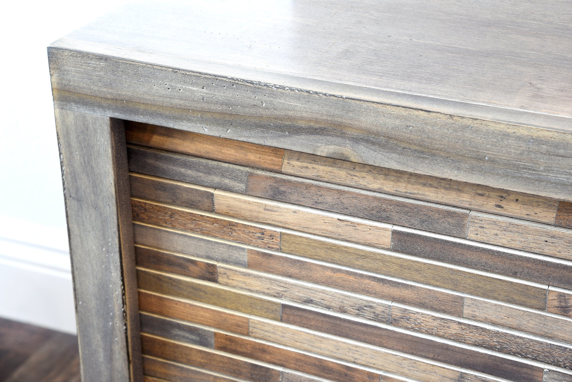 Gray Floating TV Stand Entertainment Console - ECO GEO Lakewood