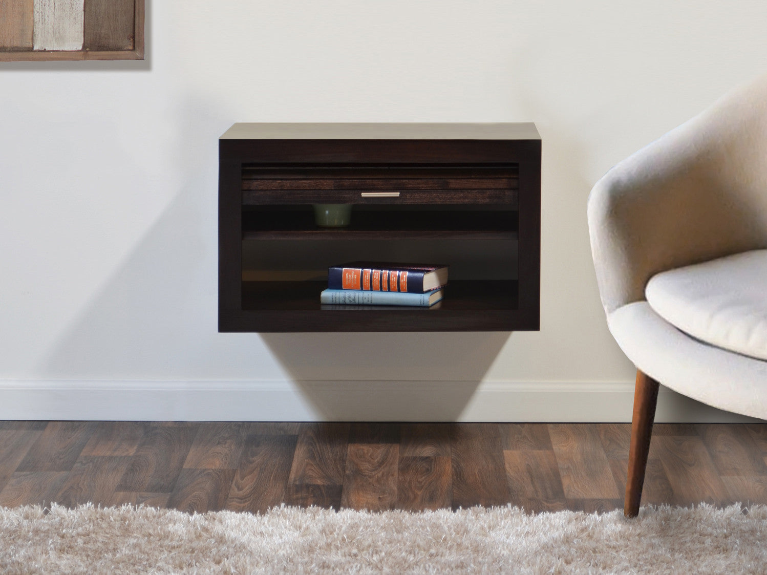 Floating Nightstand - ECO GEO Espresso