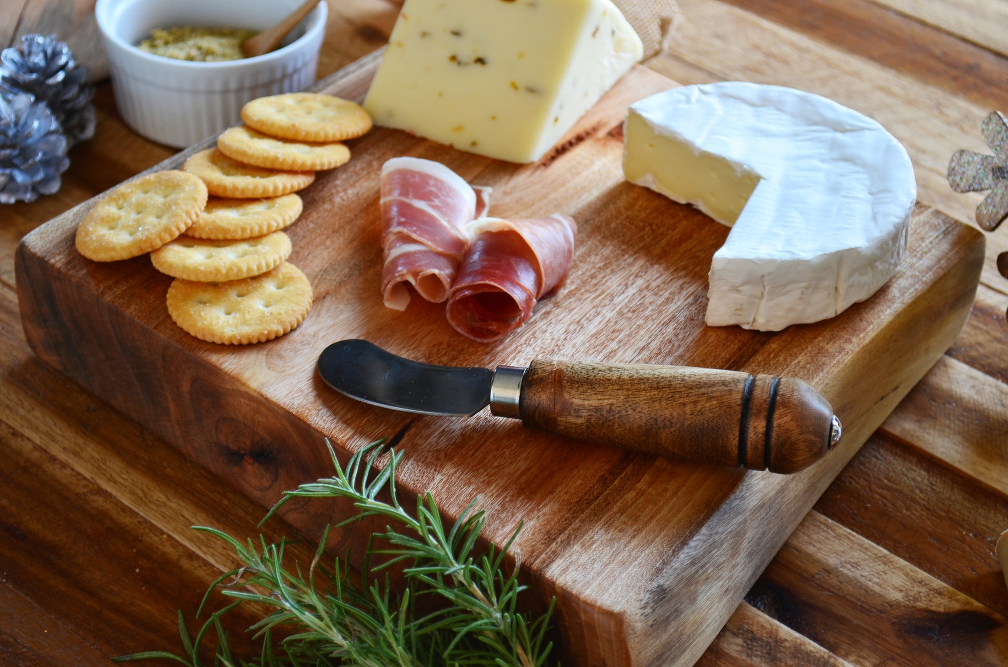 Reclaimed Live Edge Cheese Board - Medium