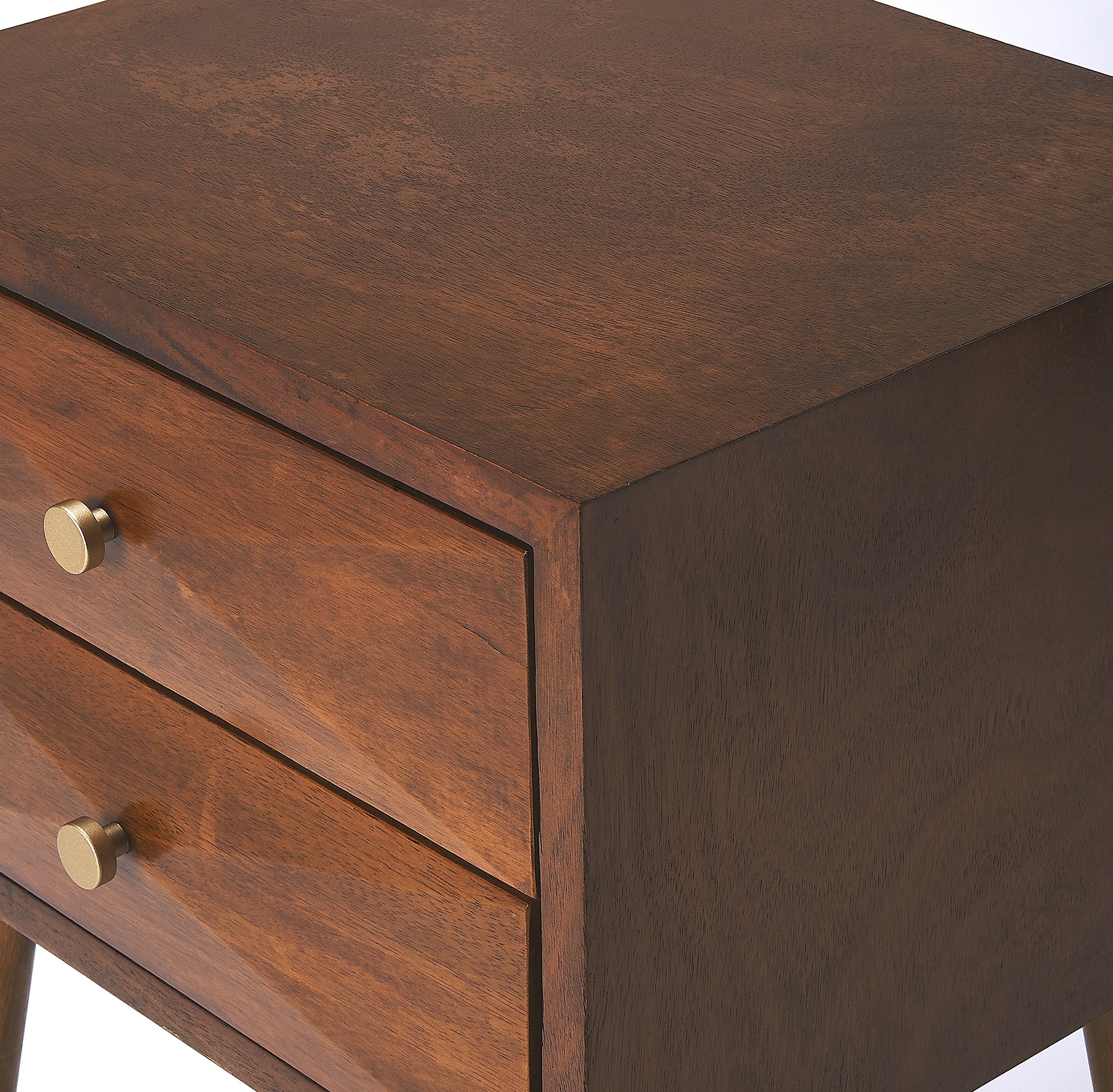 Mahogany Mid Century Modern Nightstand