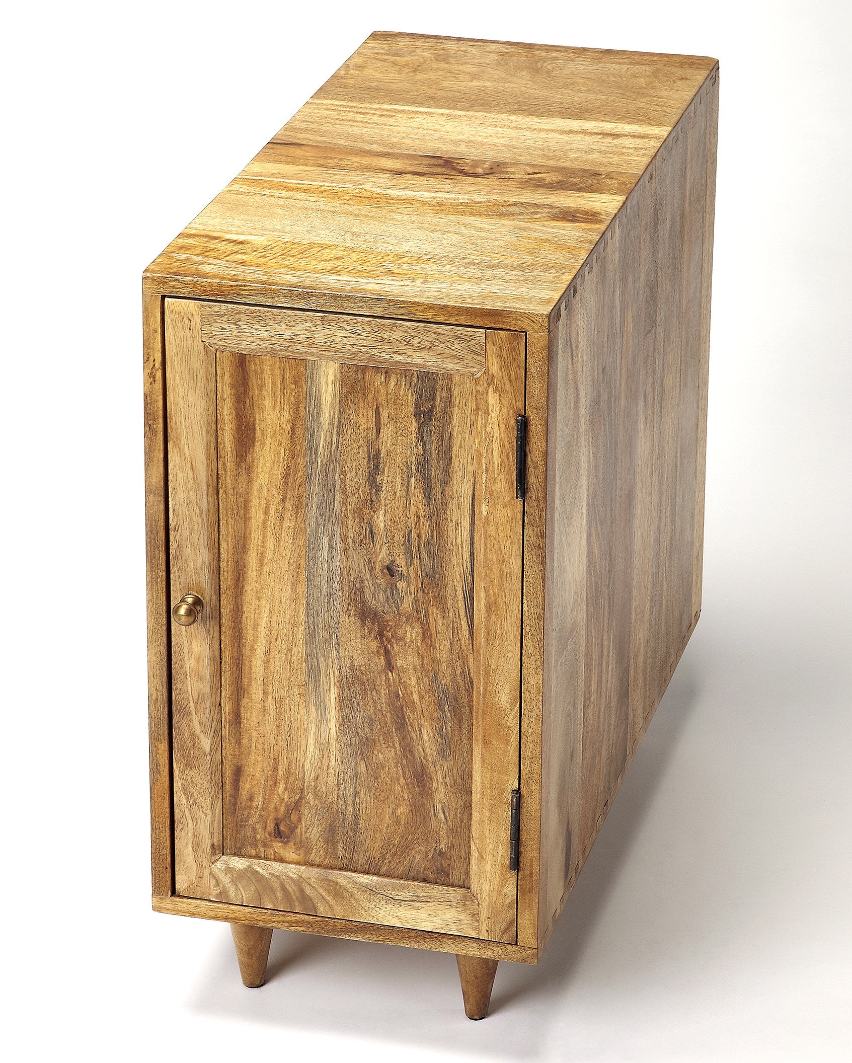 Mid Century Modern End Table With Storage