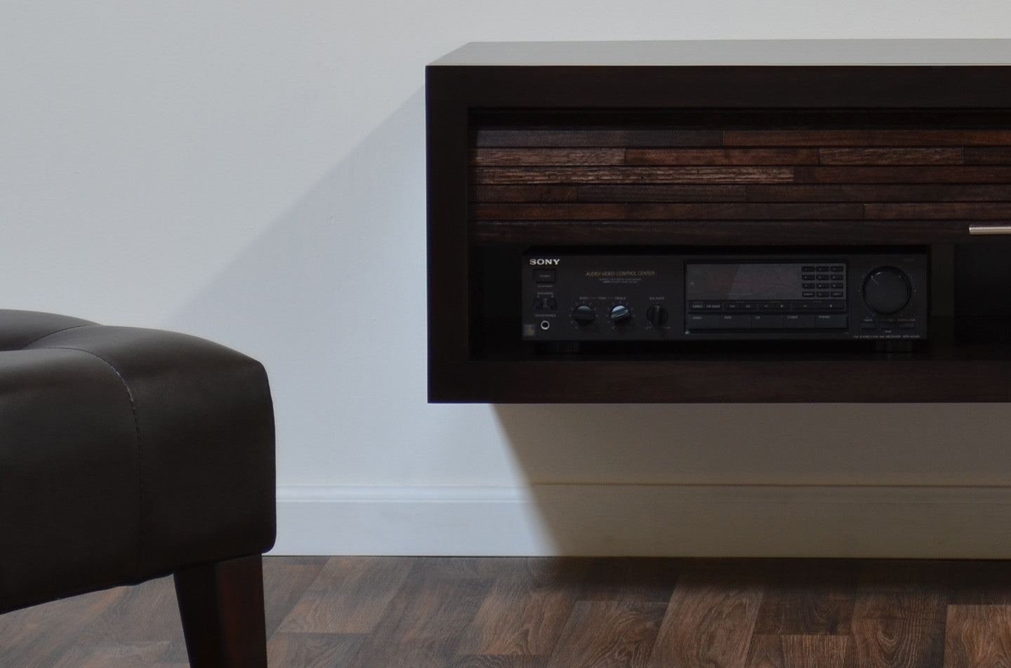 Floating Media Console - ECO GEO Espresso - OB 50% OFF!