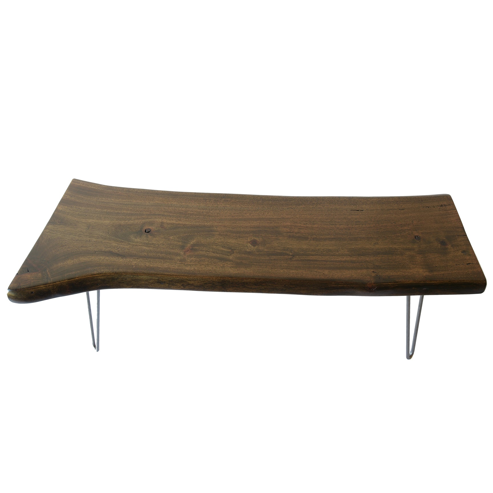 Reclaimed Rustic Wood Natural Tree Edge Coffee Table