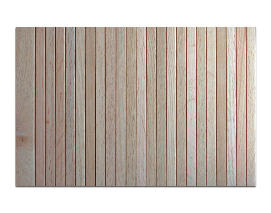 Thin Flat Tambour (Red Oak) - For Appliance Garage