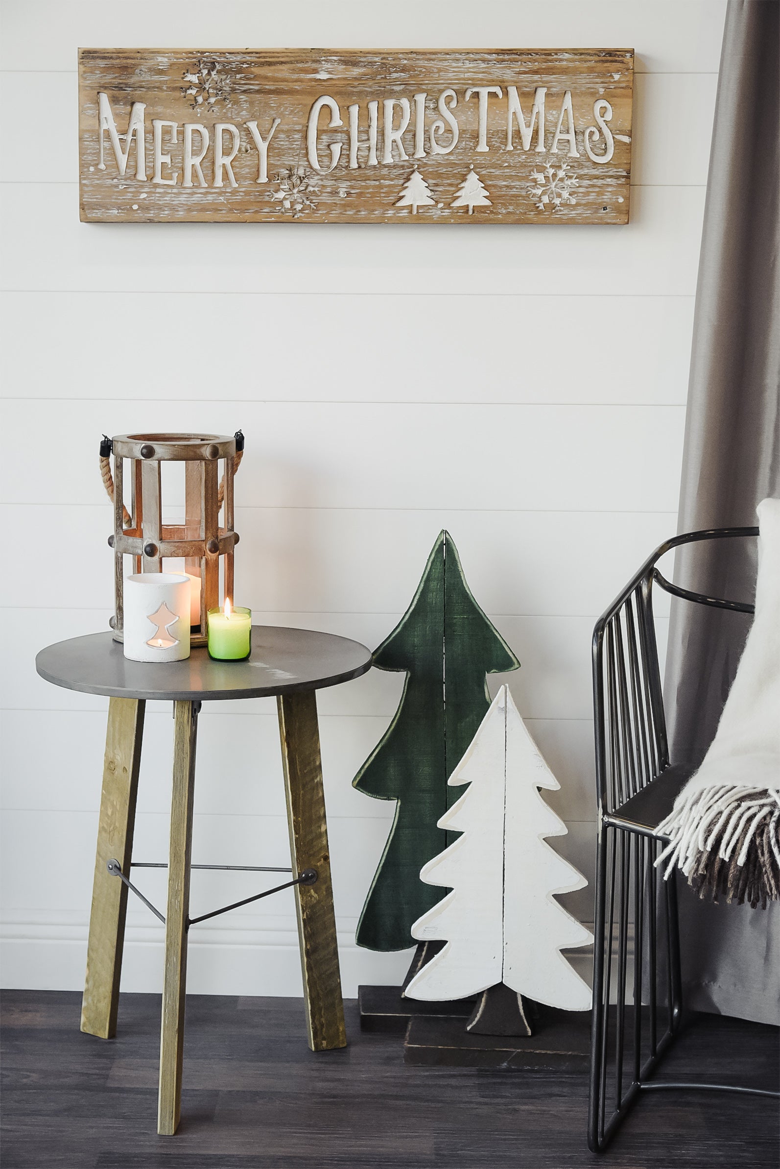 Rustic Wood Christmas Trees - Set of 3