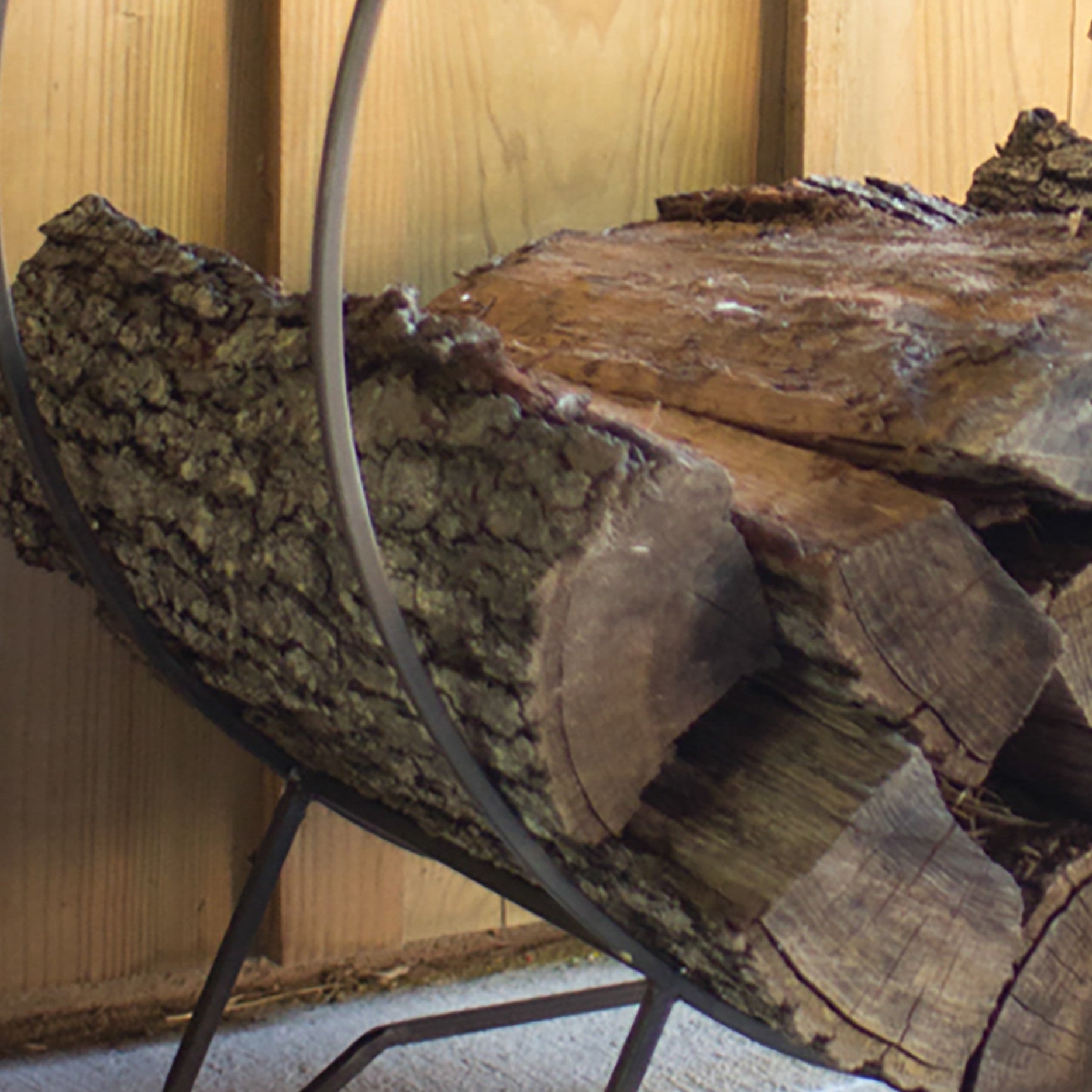 Rustic wood holder discount
