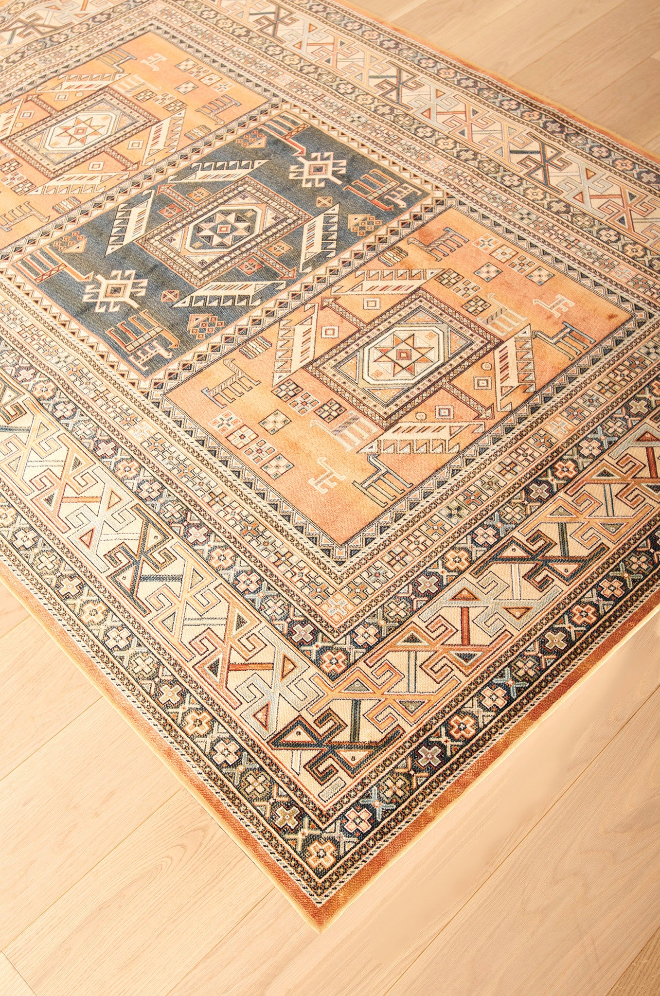 Southwest Santa Fe New Mexico Copper Colored Rug