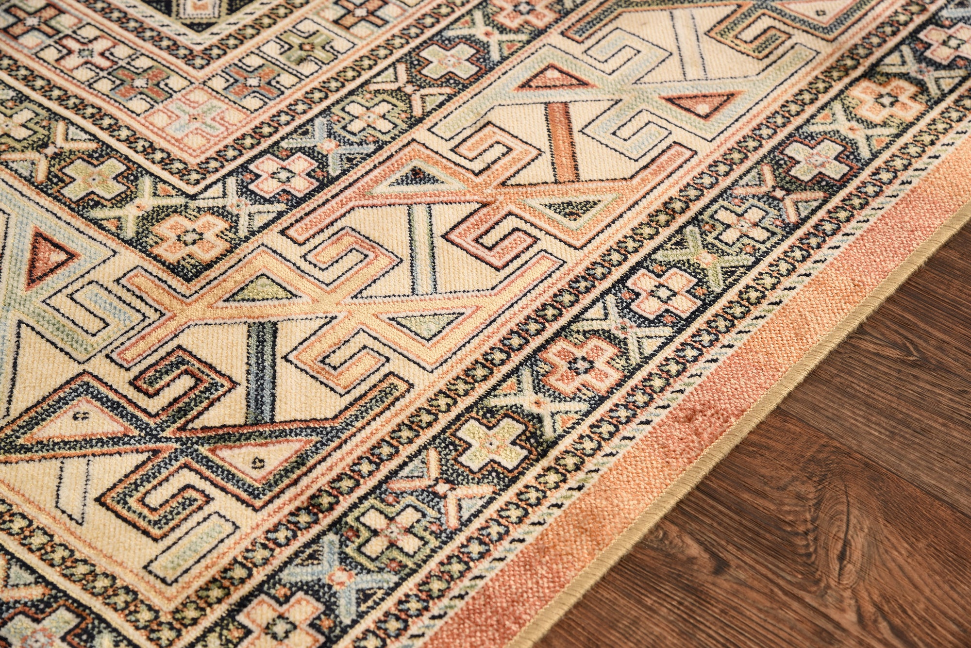 Southwest Santa Fe New Mexico Copper Colored Rug