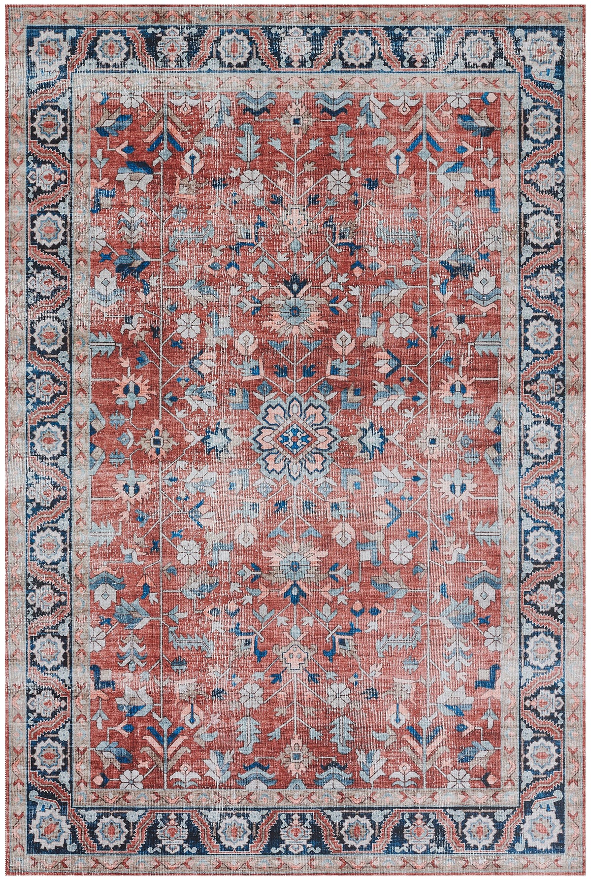 Faded Area Rugs - Woodwaves