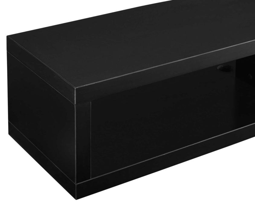 Floating Wall Mount TV Stand - Newport - Black