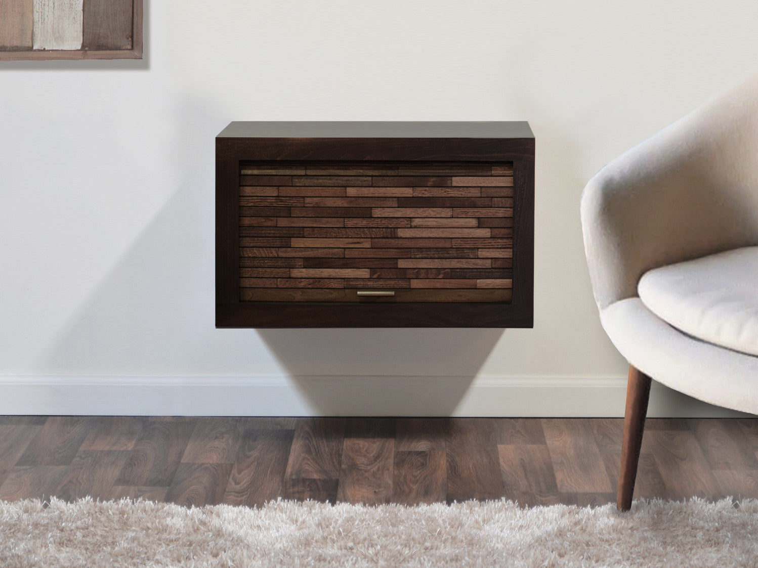 Floating Nightstand - ECO GEO Espresso