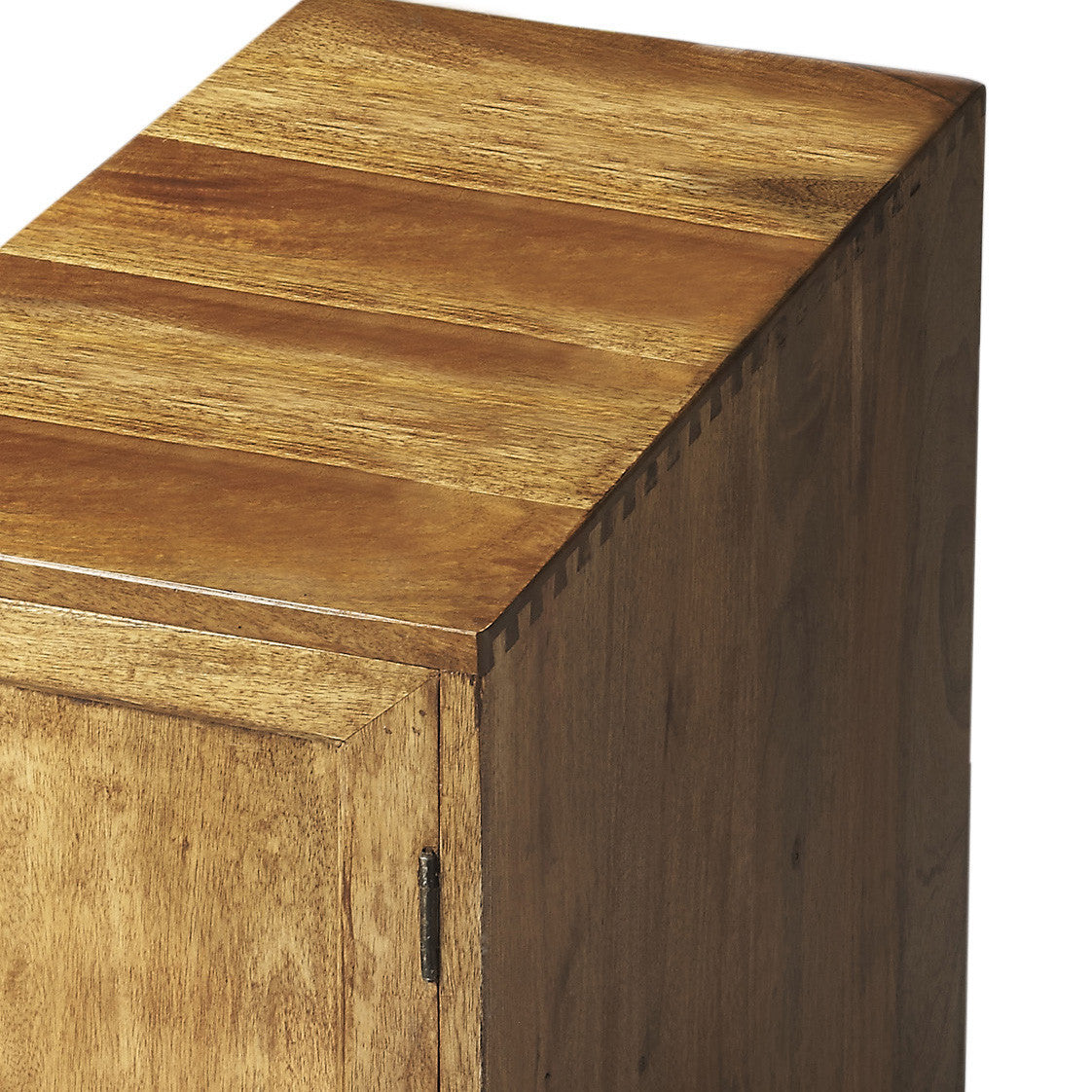 Mid Century Modern End Table With Storage