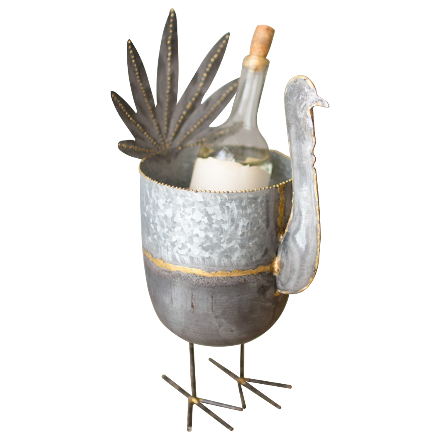 Galvanized Turkey Wine Chiller